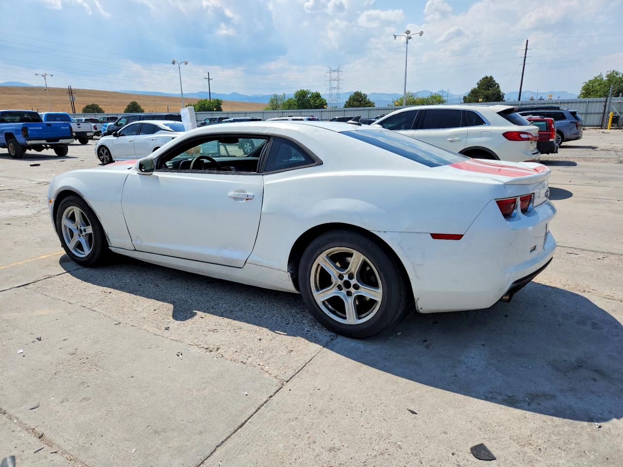 2013 Chevrolet Camaro Ls White vin: 2G1FA1E3XD9246915