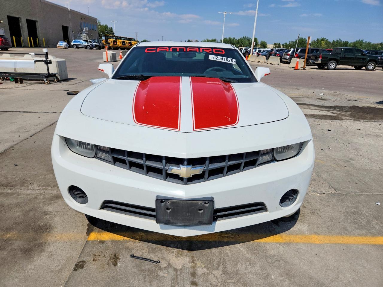 2013 Chevrolet Camaro Ls White vin: 2G1FA1E3XD9246915