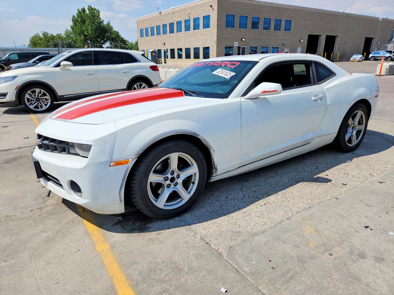2013 Chevrolet Camaro Ls White vin: 2G1FA1E3XD9246915