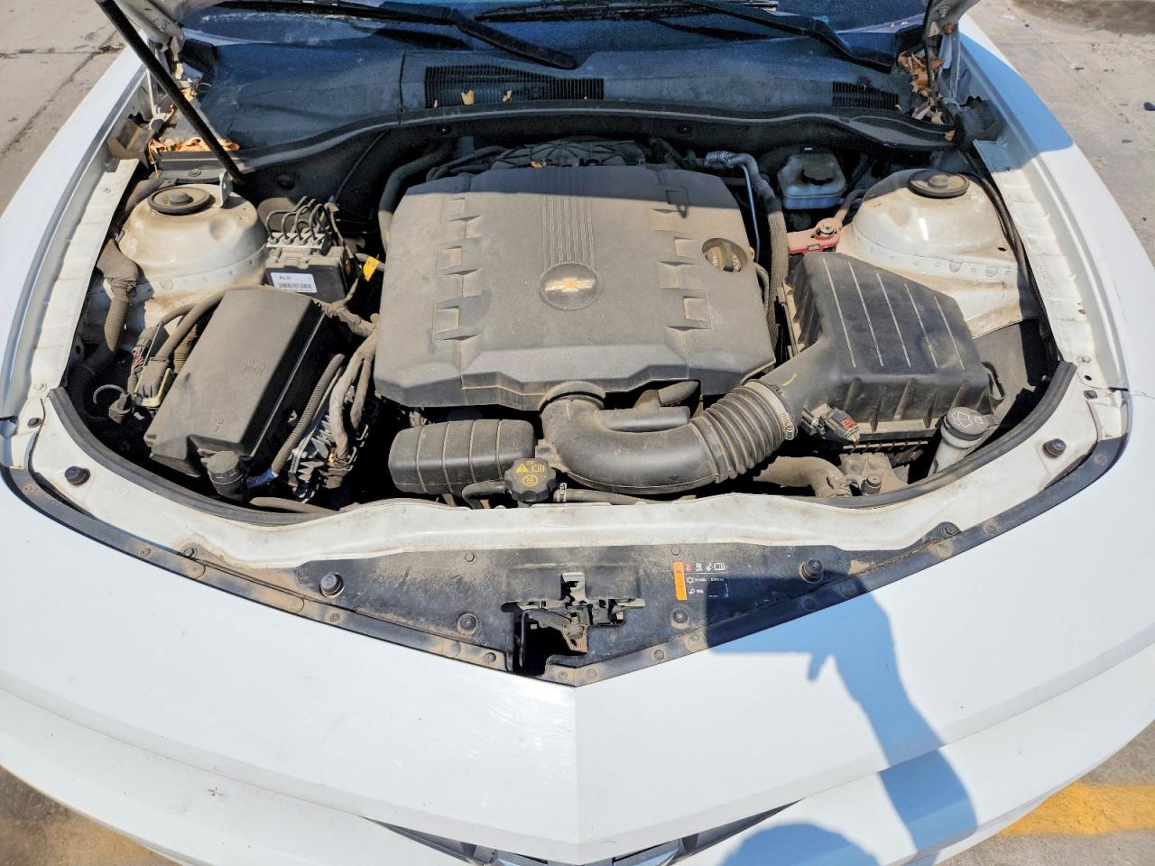 2013 Chevrolet Camaro Ls White vin: 2G1FA1E3XD9246915