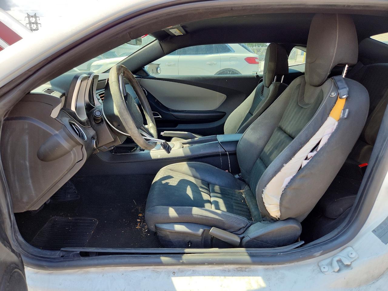 2013 Chevrolet Camaro Ls White vin: 2G1FA1E3XD9246915