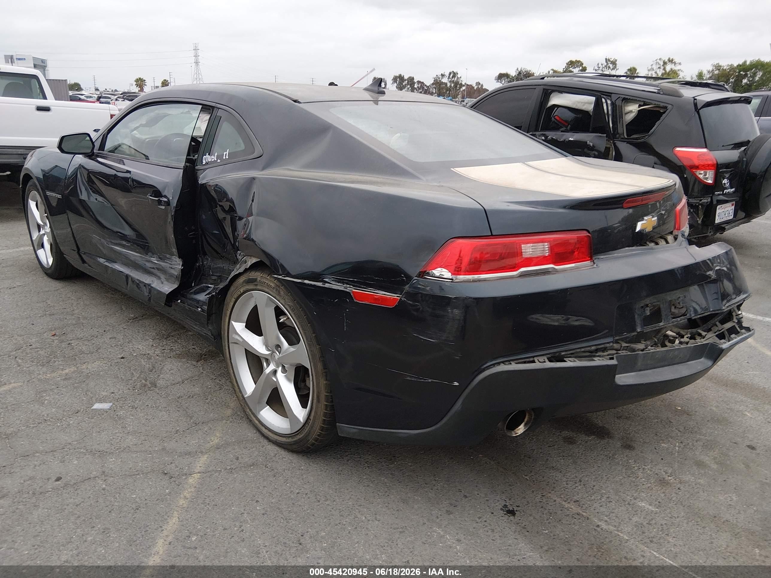 2014 Chevrolet Camaro 2ls Dark Blue vin: 2G1FA1E3XE9263747