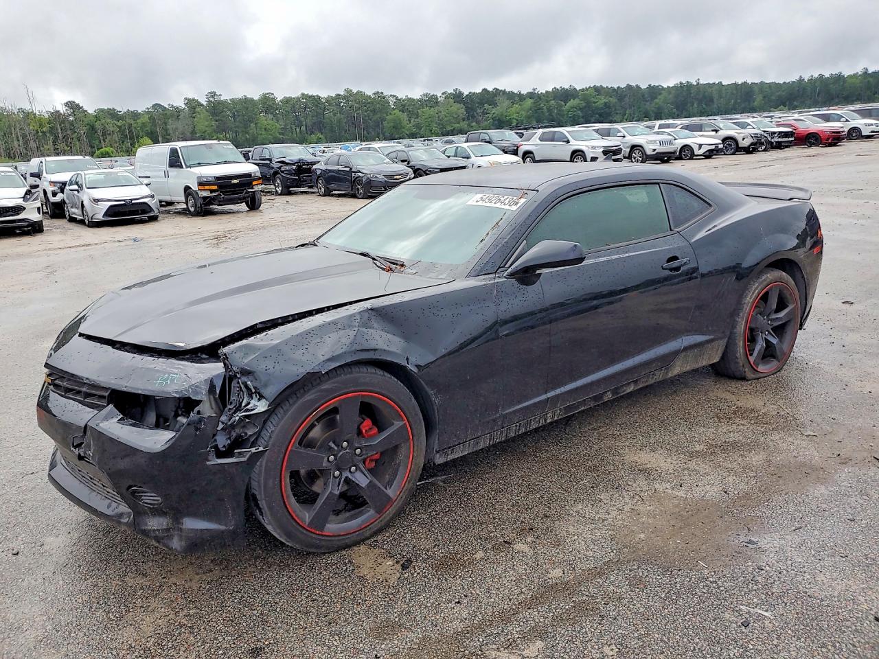 2014 Chevrolet Camaro Черный vin: 2G1FA1E3XE9323798