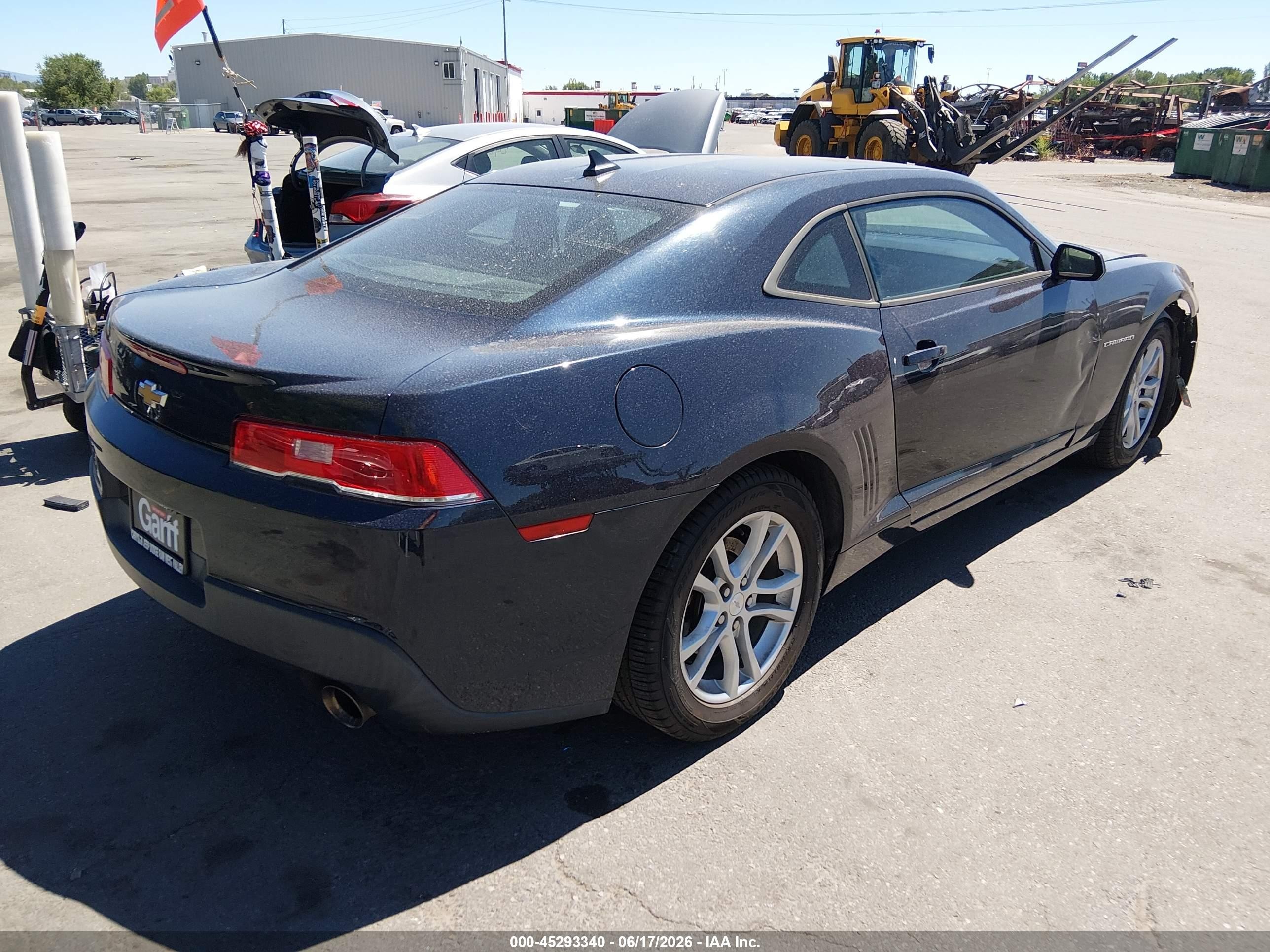 2015 Chevrolet Camaro 1ls Dark Blue vin: 2G1FA1E3XF9167778