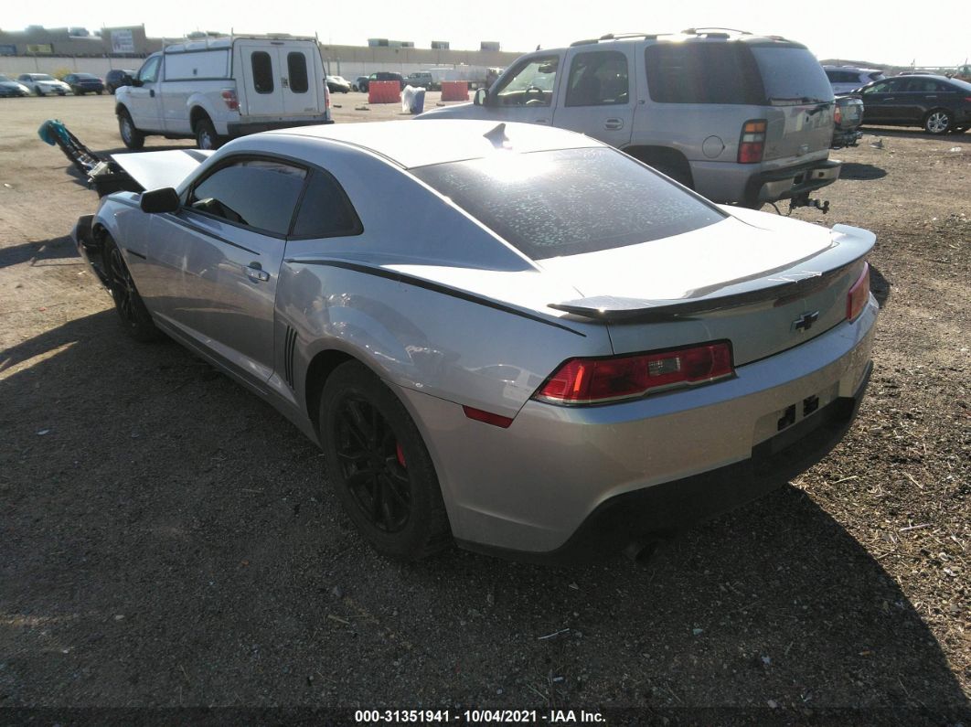 2015 Chevrolet Camaro Ls Серебряный vin: 2G1FA1E3XF9286141