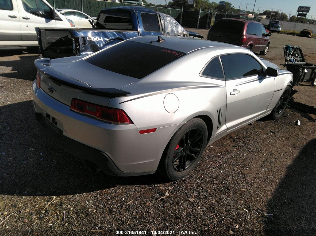 2015 Chevrolet Camaro Ls Серебряный vin: 2G1FA1E3XF9286141