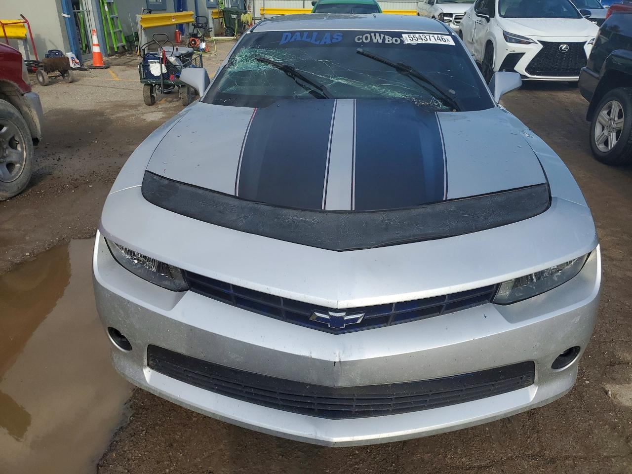 2015 Chevrolet Camaro Ls Silver vin: 2G1FA1E3XF9286141