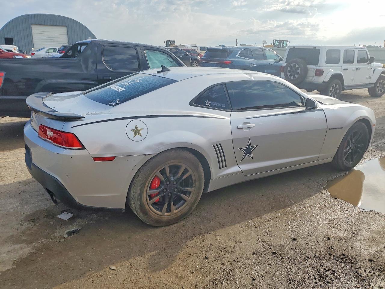 2015 Chevrolet Camaro Ls Silver vin: 2G1FA1E3XF9286141