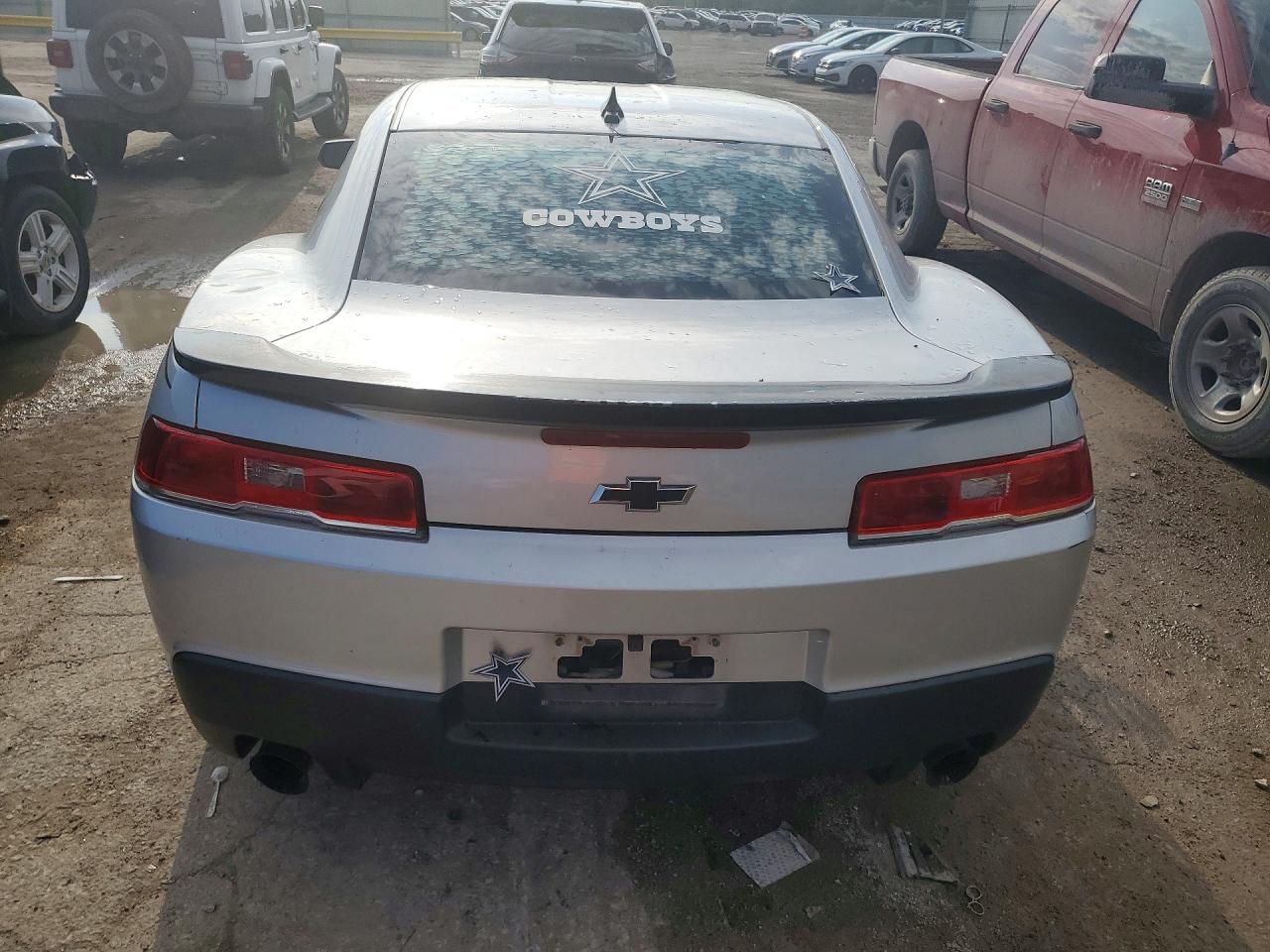 2015 Chevrolet Camaro Ls Silver vin: 2G1FA1E3XF9286141