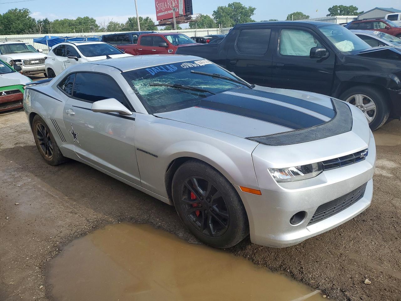 2015 Chevrolet Camaro Ls Silver vin: 2G1FA1E3XF9286141