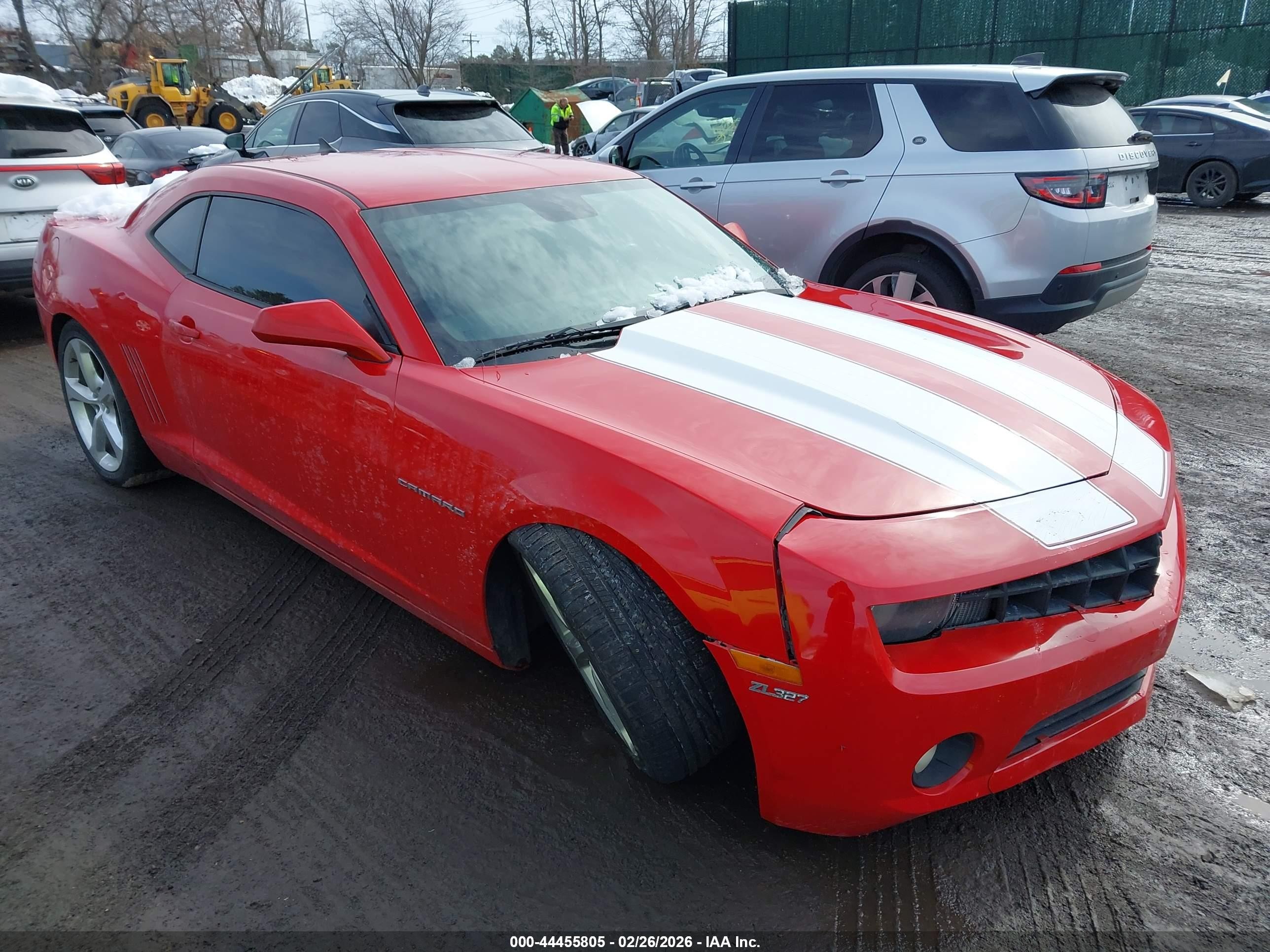 2011 Chevrolet Camaro 2ls Red vin: 2G1FA1ED1B9120979