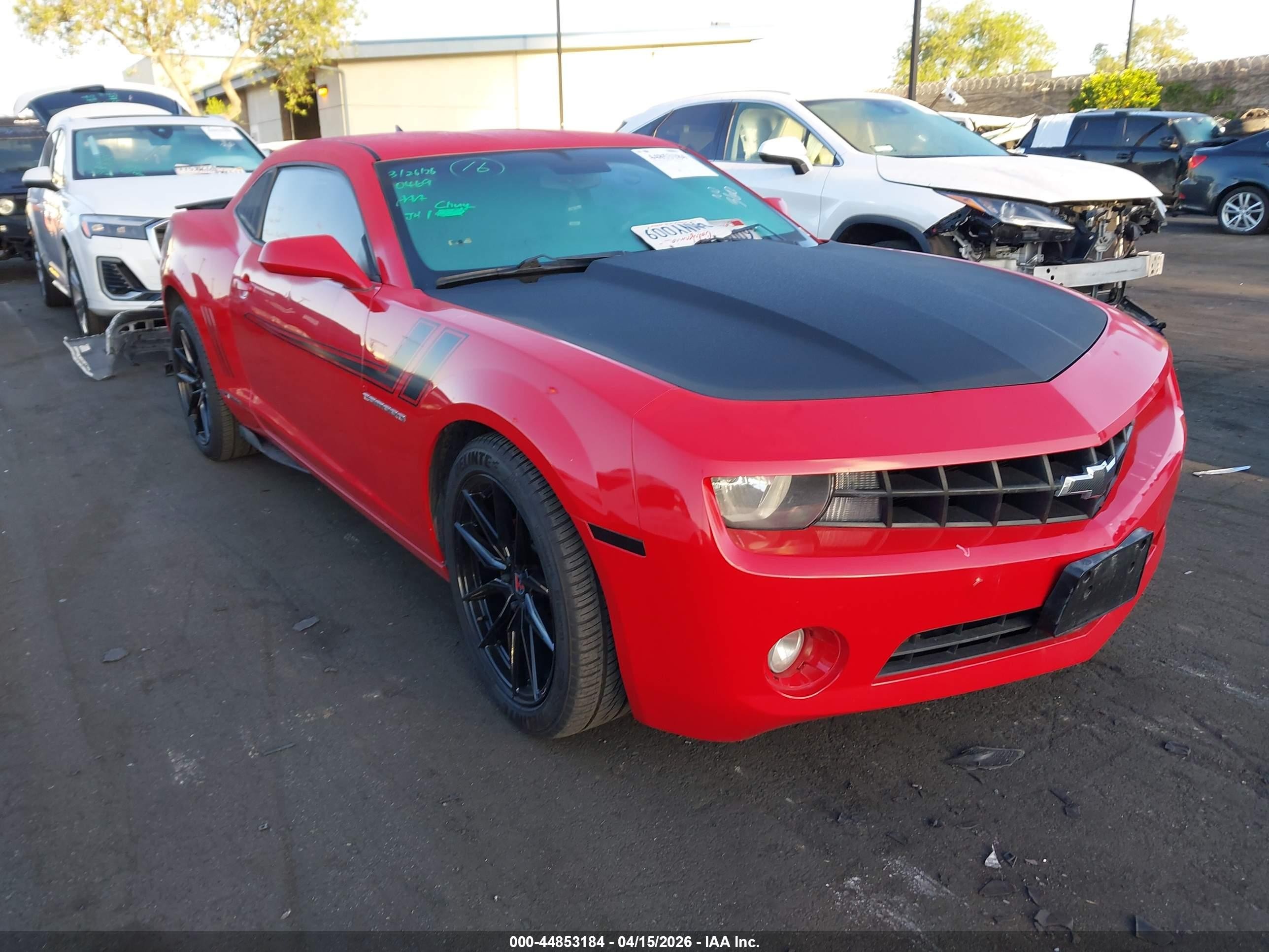 2011 Chevrolet Camaro 2ls Red vin: 2G1FA1ED1B9121016