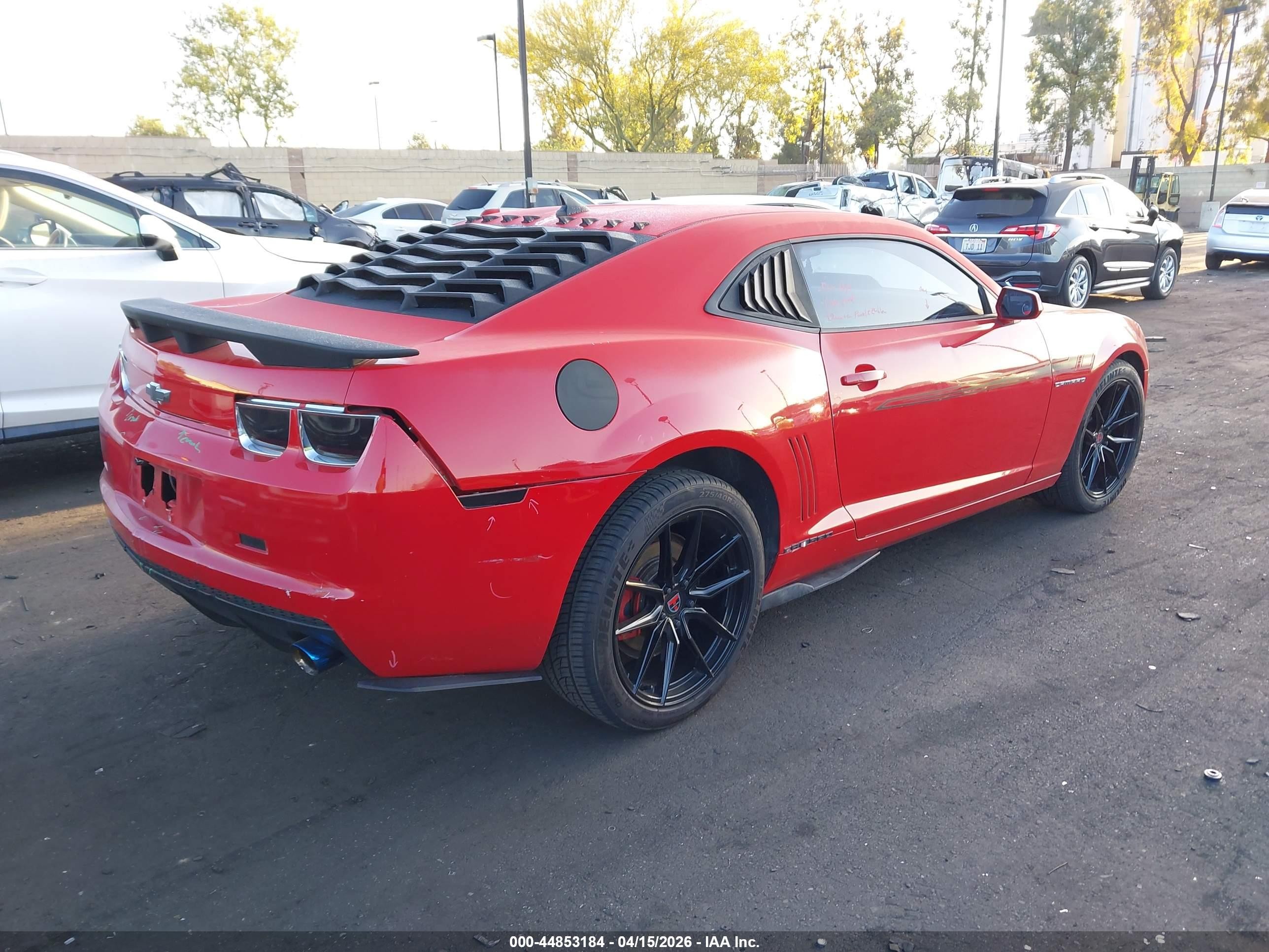 2011 Chevrolet Camaro 2ls Red vin: 2G1FA1ED1B9121016