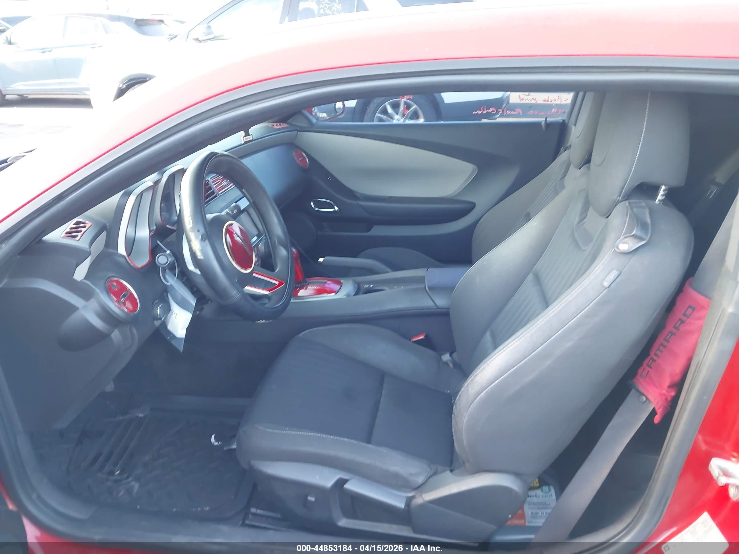 2011 Chevrolet Camaro 2ls Red vin: 2G1FA1ED1B9121016