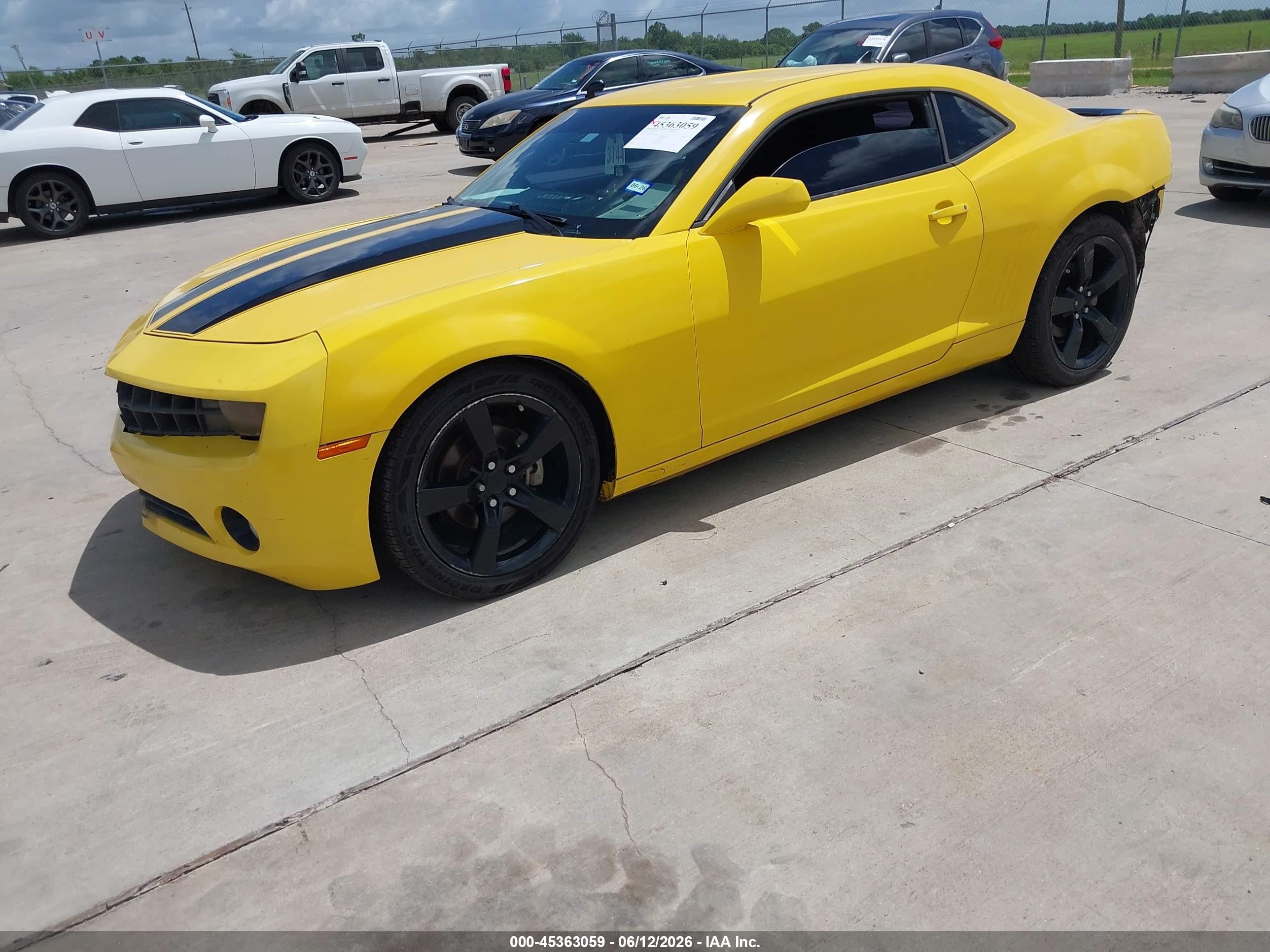 2011 Chevrolet Camaro 2ls Yellow vin: 2G1FA1ED1B9121615