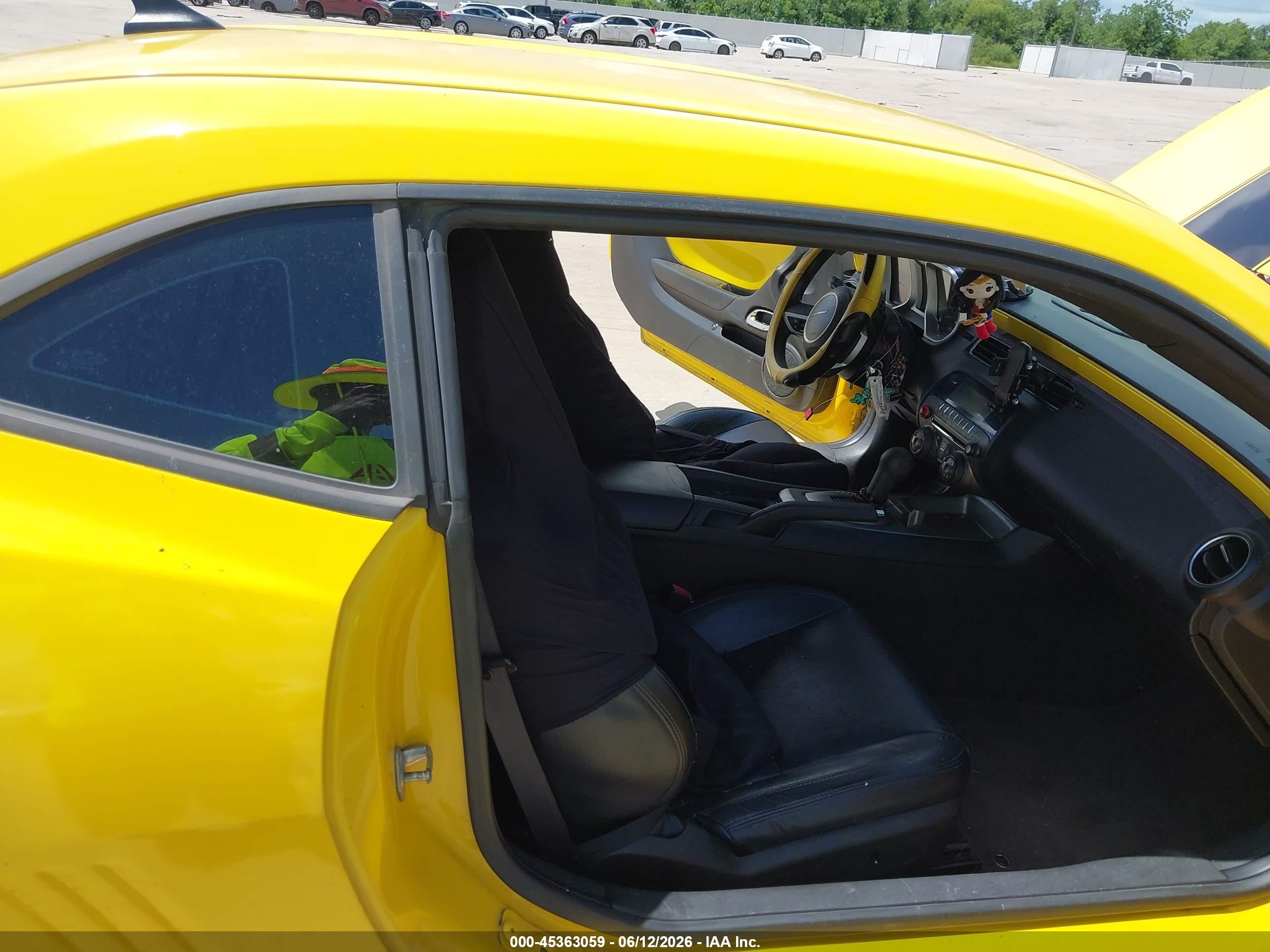 2011 Chevrolet Camaro 2ls Yellow vin: 2G1FA1ED1B9121615