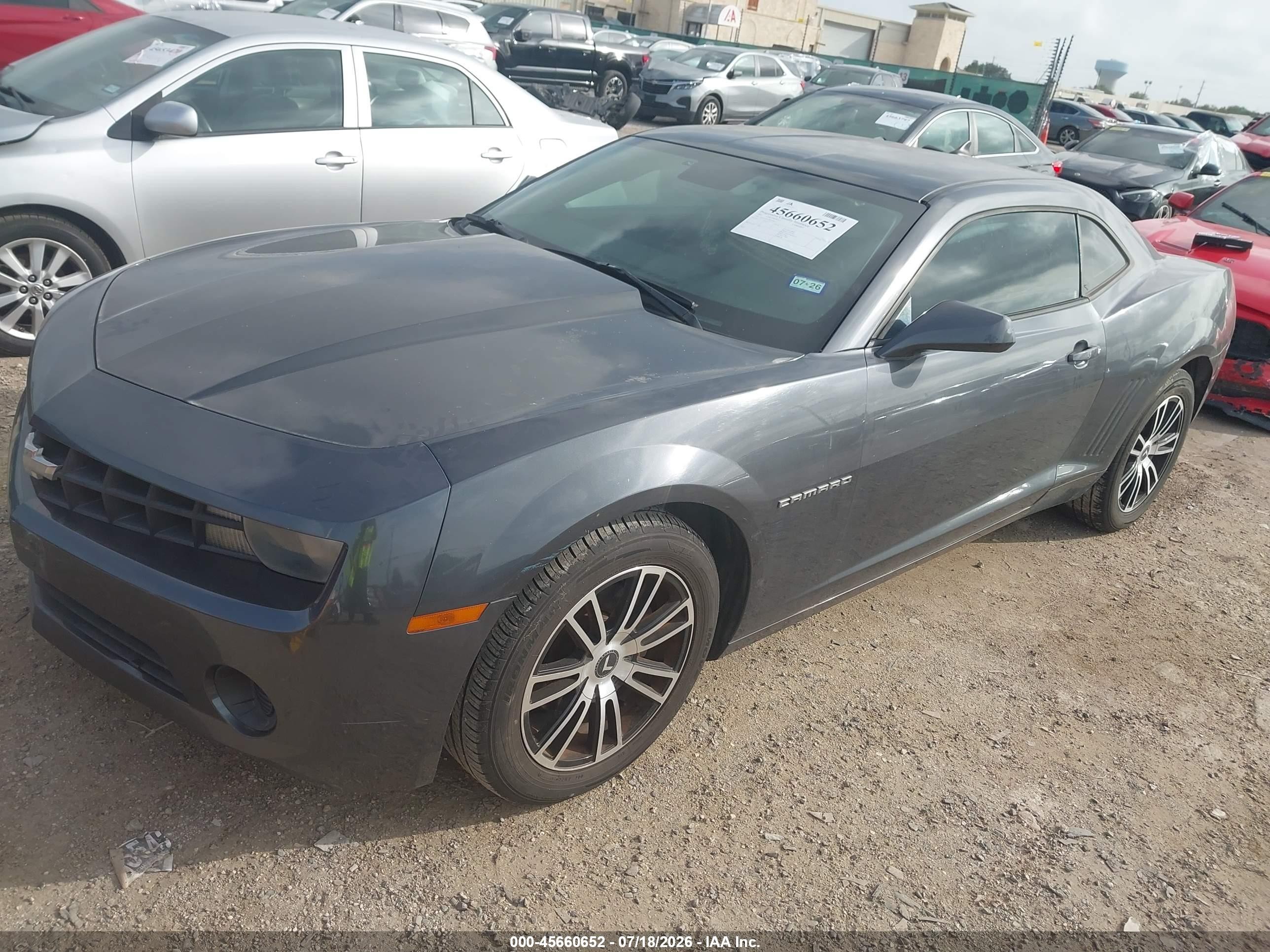 2011 Chevrolet Camaro 2ls Gray vin: 2G1FA1ED1B9124613