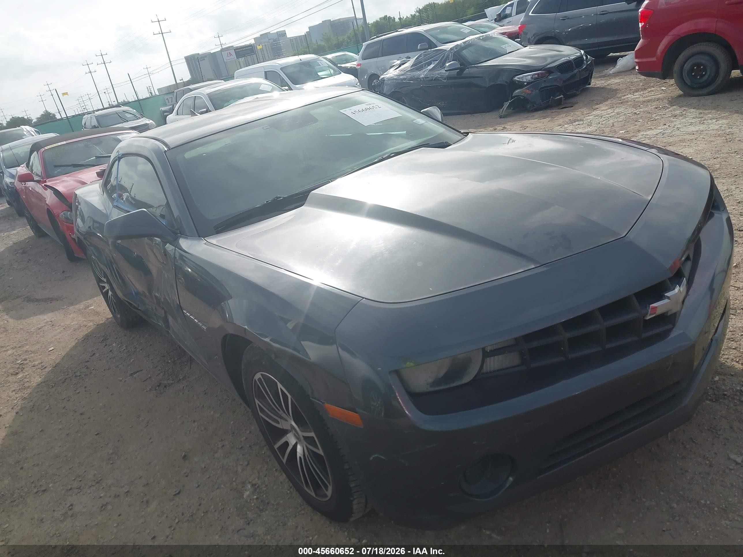 2011 Chevrolet Camaro 2ls Gray vin: 2G1FA1ED1B9124613