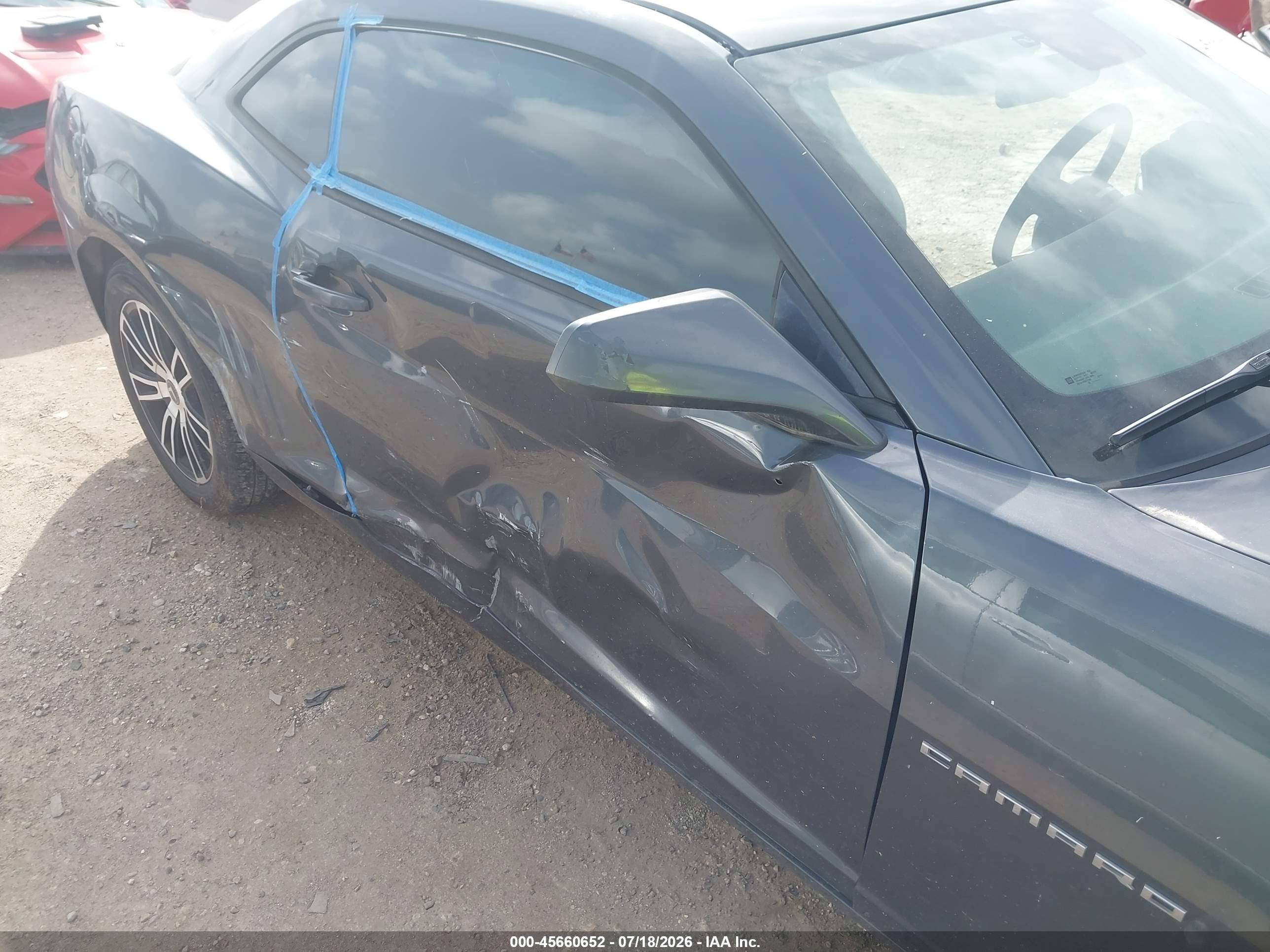 2011 Chevrolet Camaro 2ls Gray vin: 2G1FA1ED1B9124613