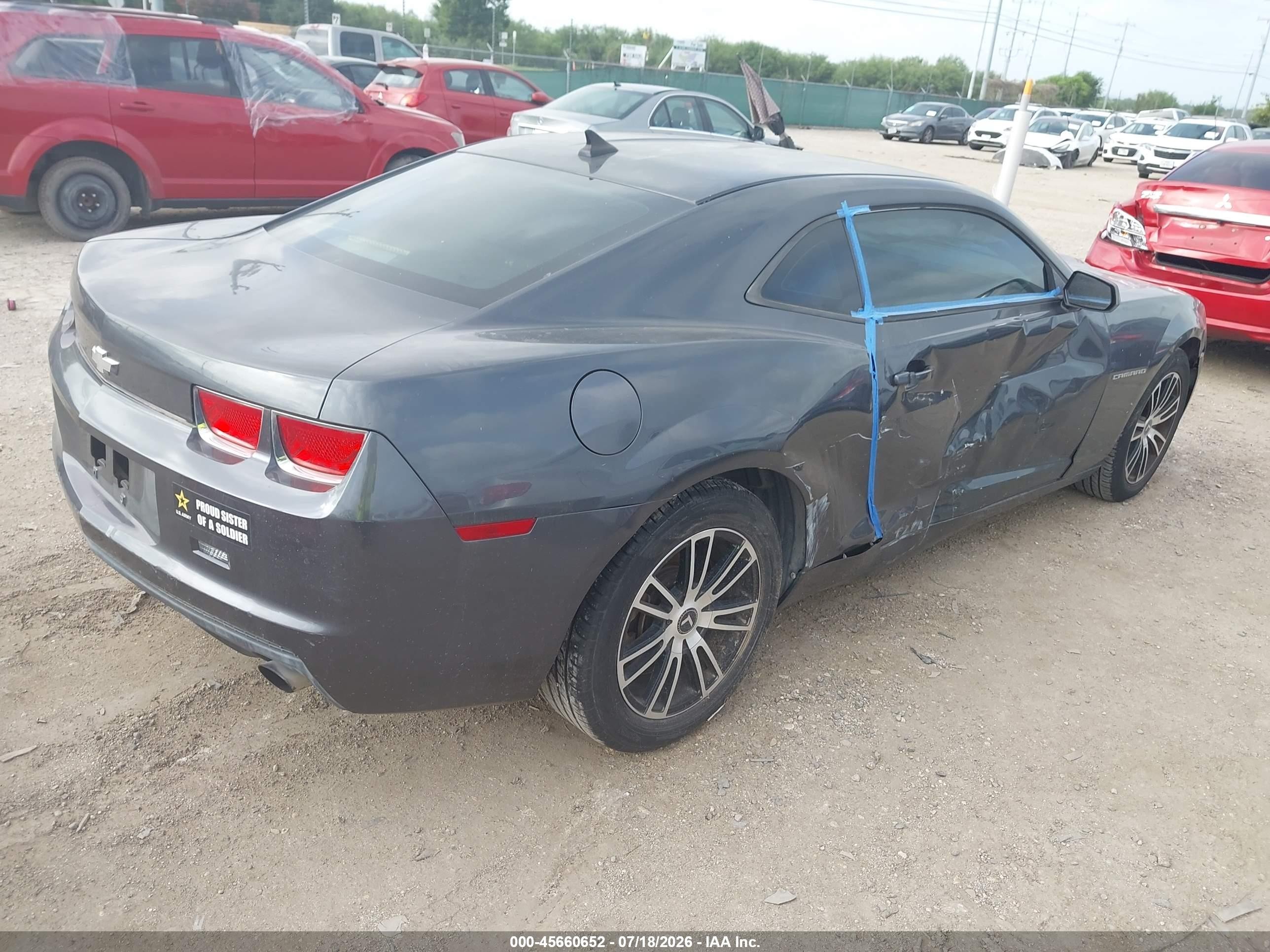 2011 Chevrolet Camaro 2ls Gray vin: 2G1FA1ED1B9124613