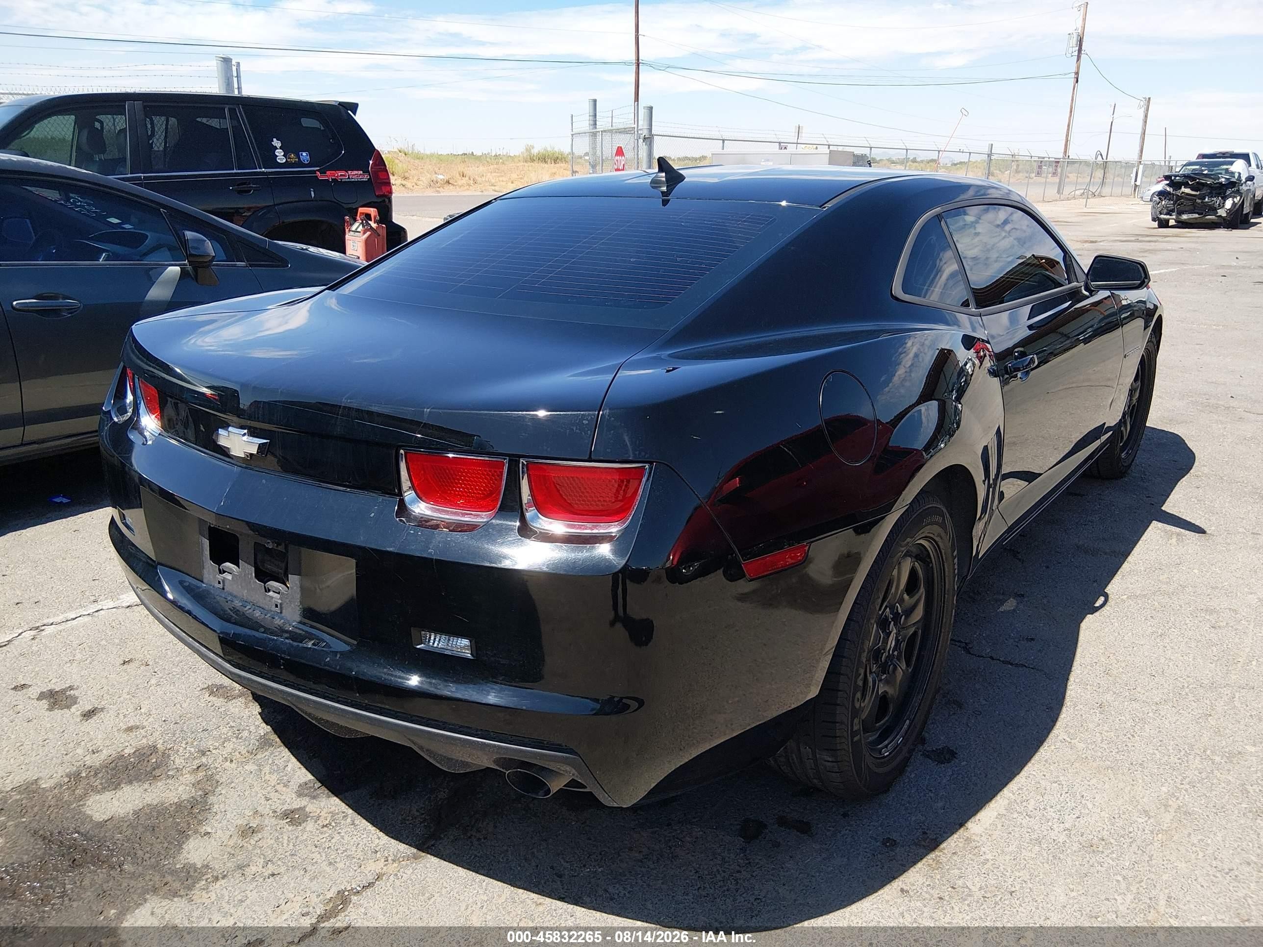 2011 Chevrolet Camaro 2ls Black vin: 2G1FA1ED1B9162973