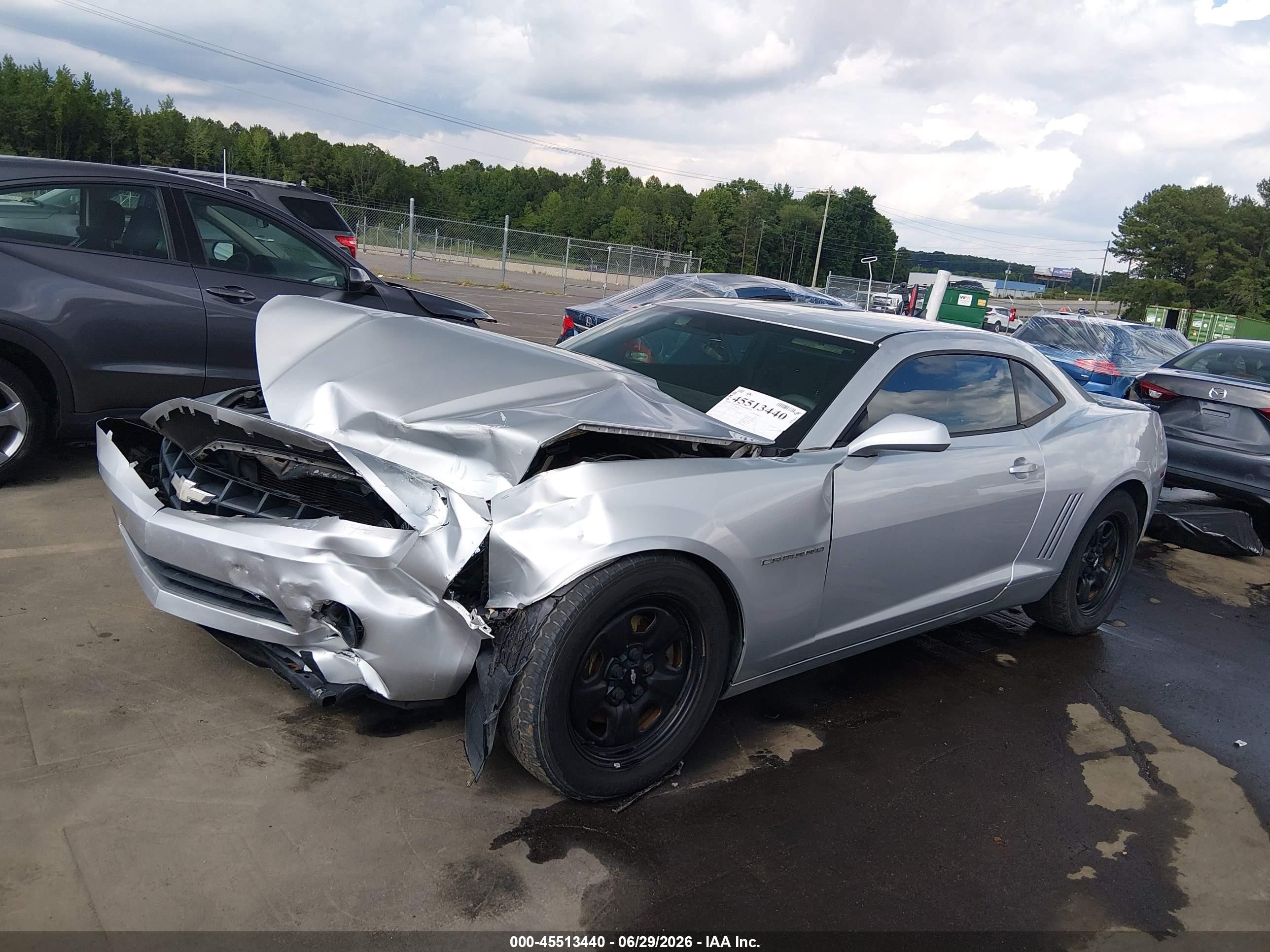 2011 Chevrolet Camaro 2ls Silver vin: 2G1FA1ED1B9212139