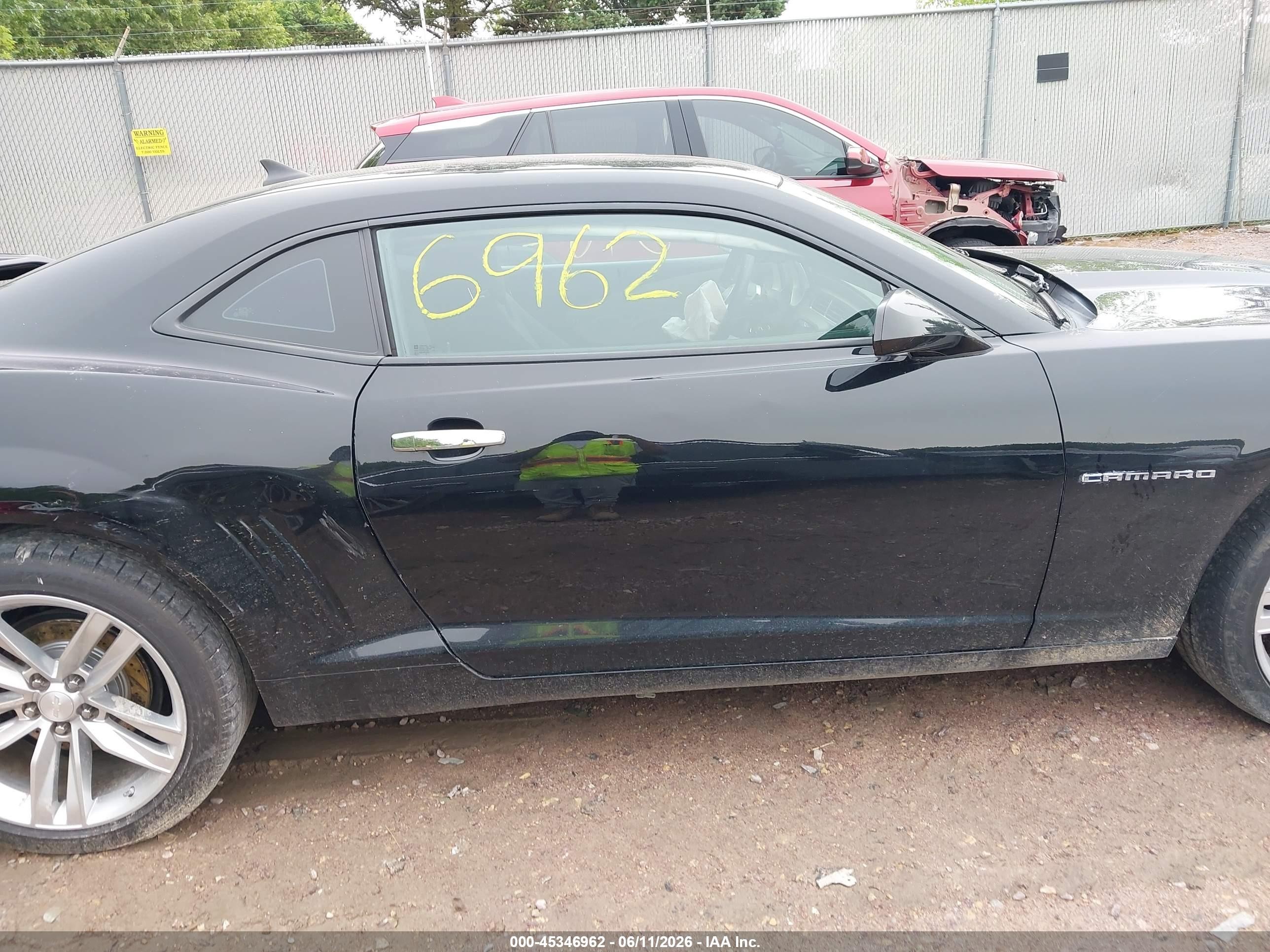 2011 Chevrolet Camaro 2ls Black vin: 2G1FA1ED2B9100157