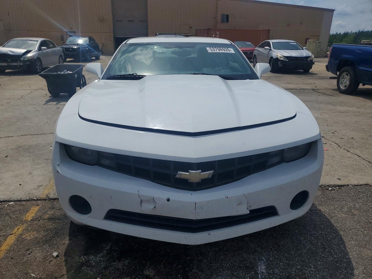 2011 Chevrolet Camaro Ls White vin: 2G1FA1ED2B9209573