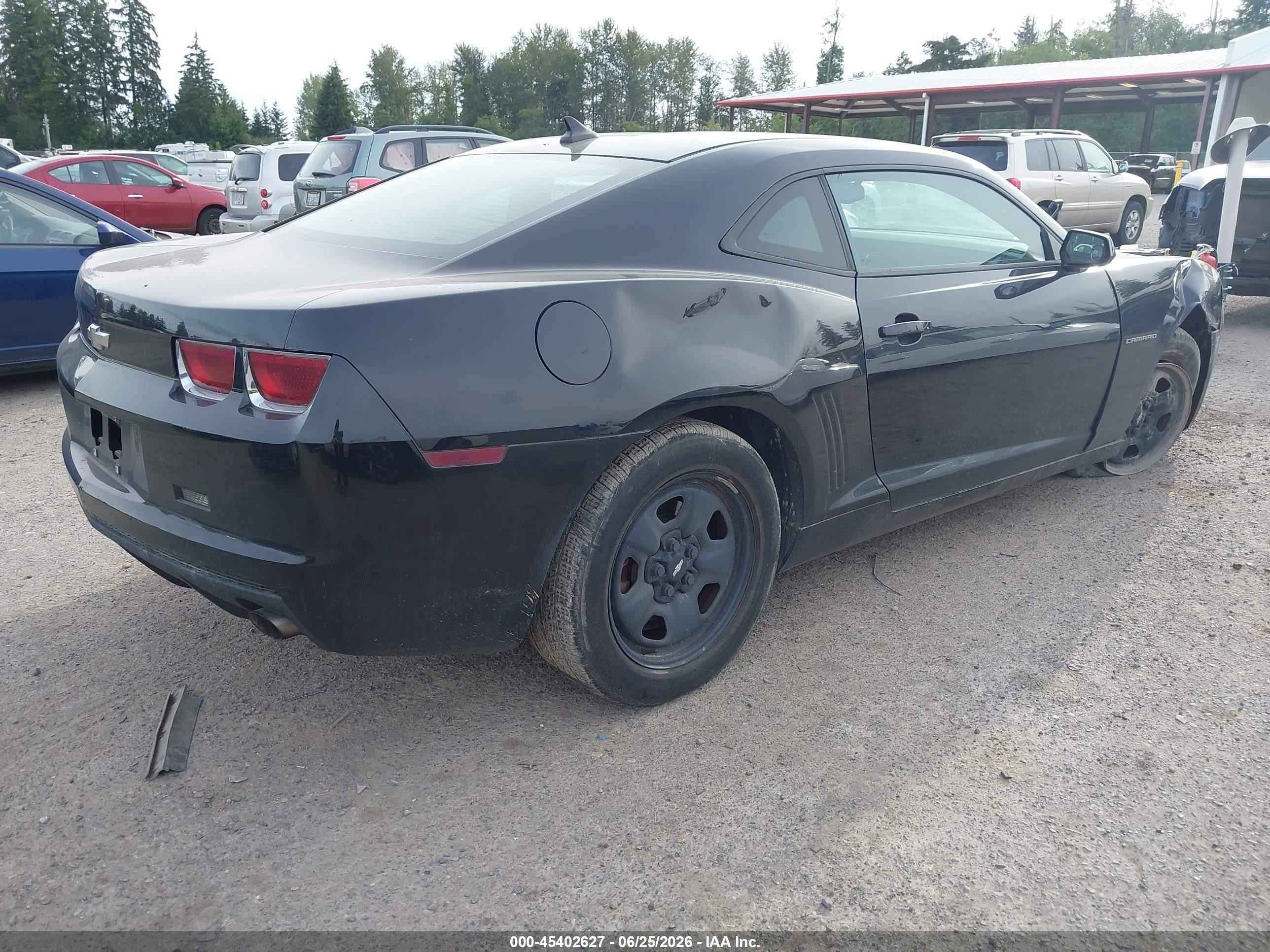 2011 Chevrolet Camaro 2ls Black vin: 2G1FA1ED3B9134866