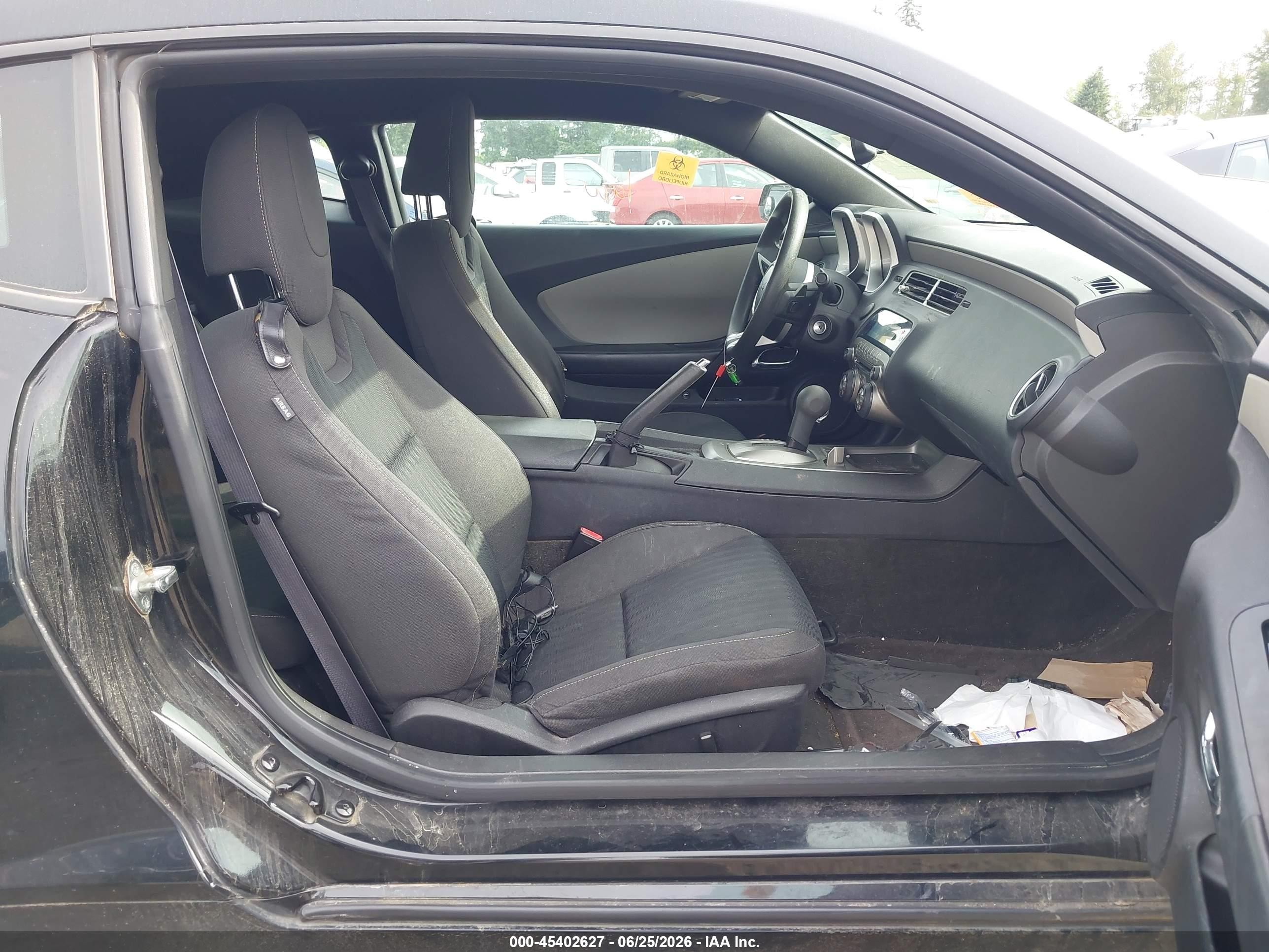 2011 Chevrolet Camaro 2ls Black vin: 2G1FA1ED3B9134866