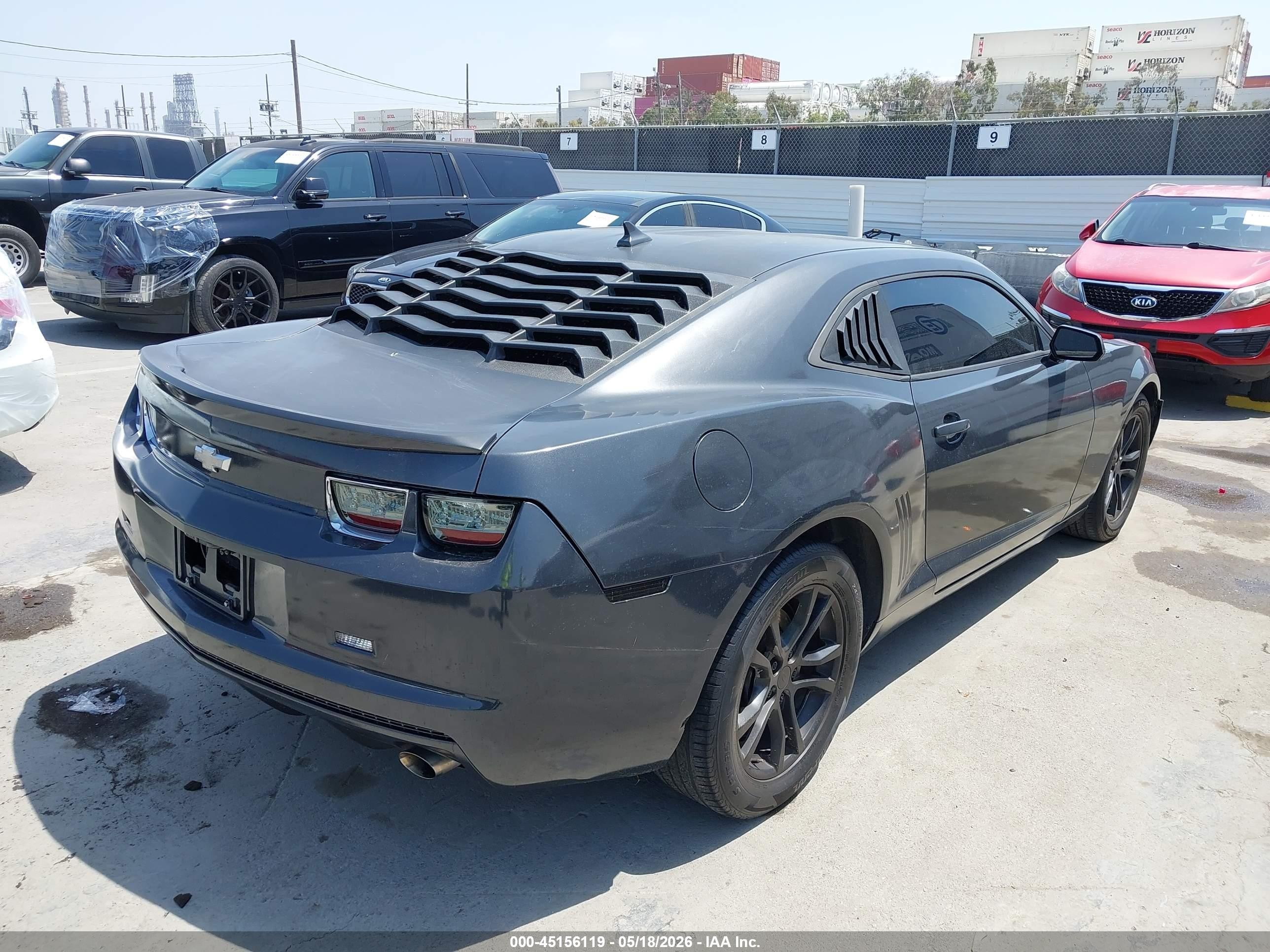 2011 Chevrolet Camaro 2ls Gray vin: 2G1FA1ED3B9159010