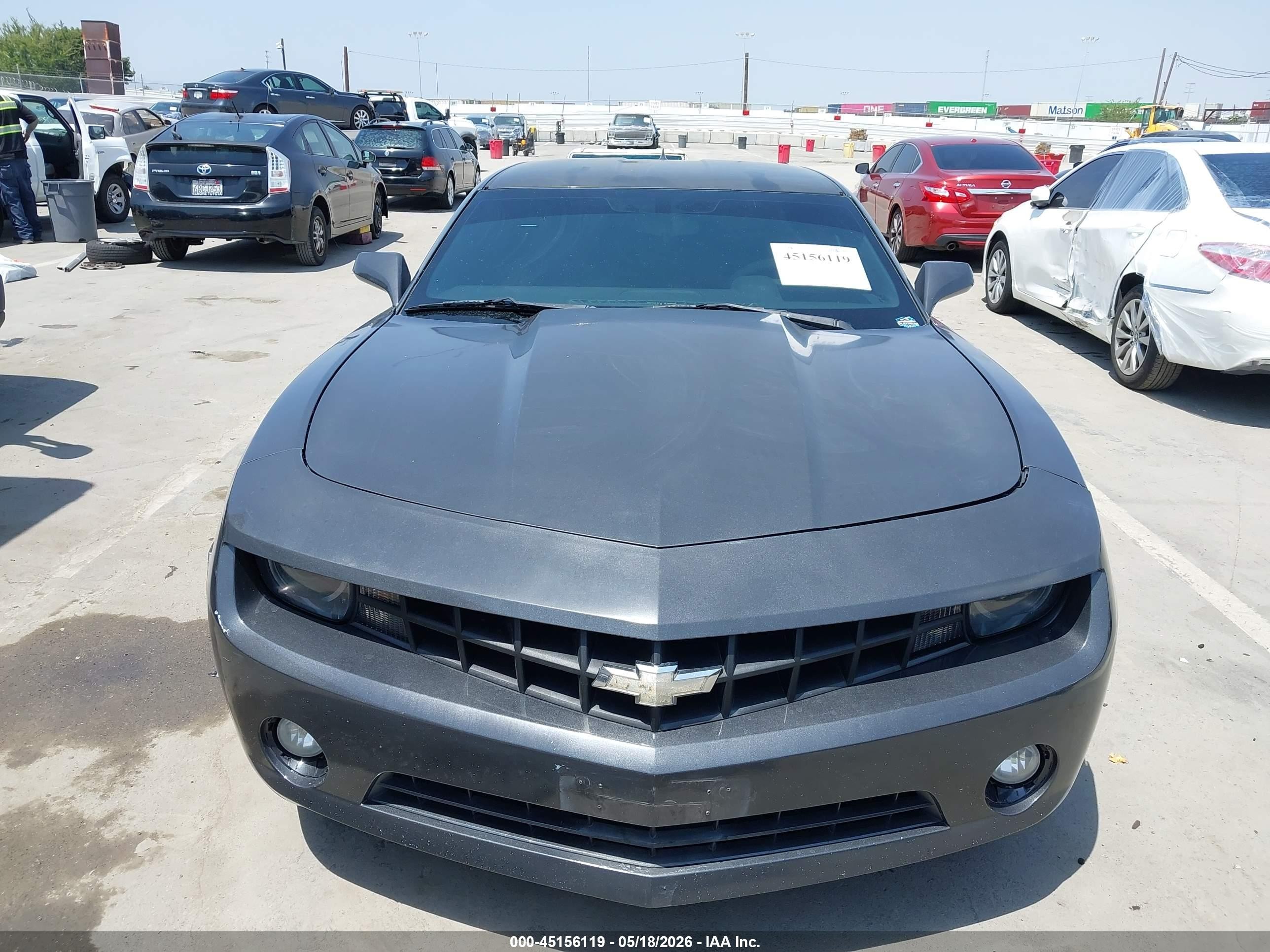 2011 Chevrolet Camaro 2ls Gray vin: 2G1FA1ED3B9159010