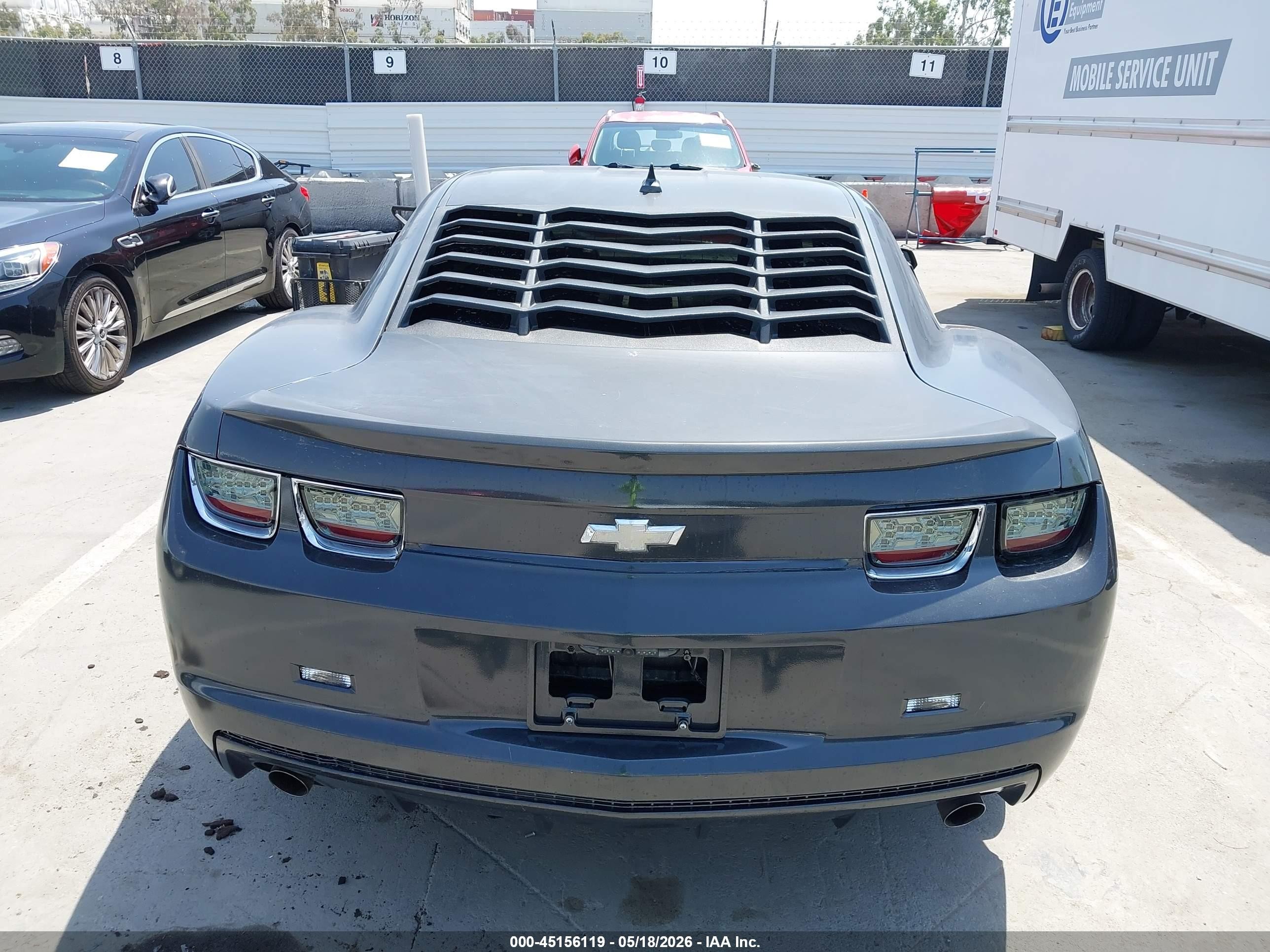 2011 Chevrolet Camaro 2ls Gray vin: 2G1FA1ED3B9159010