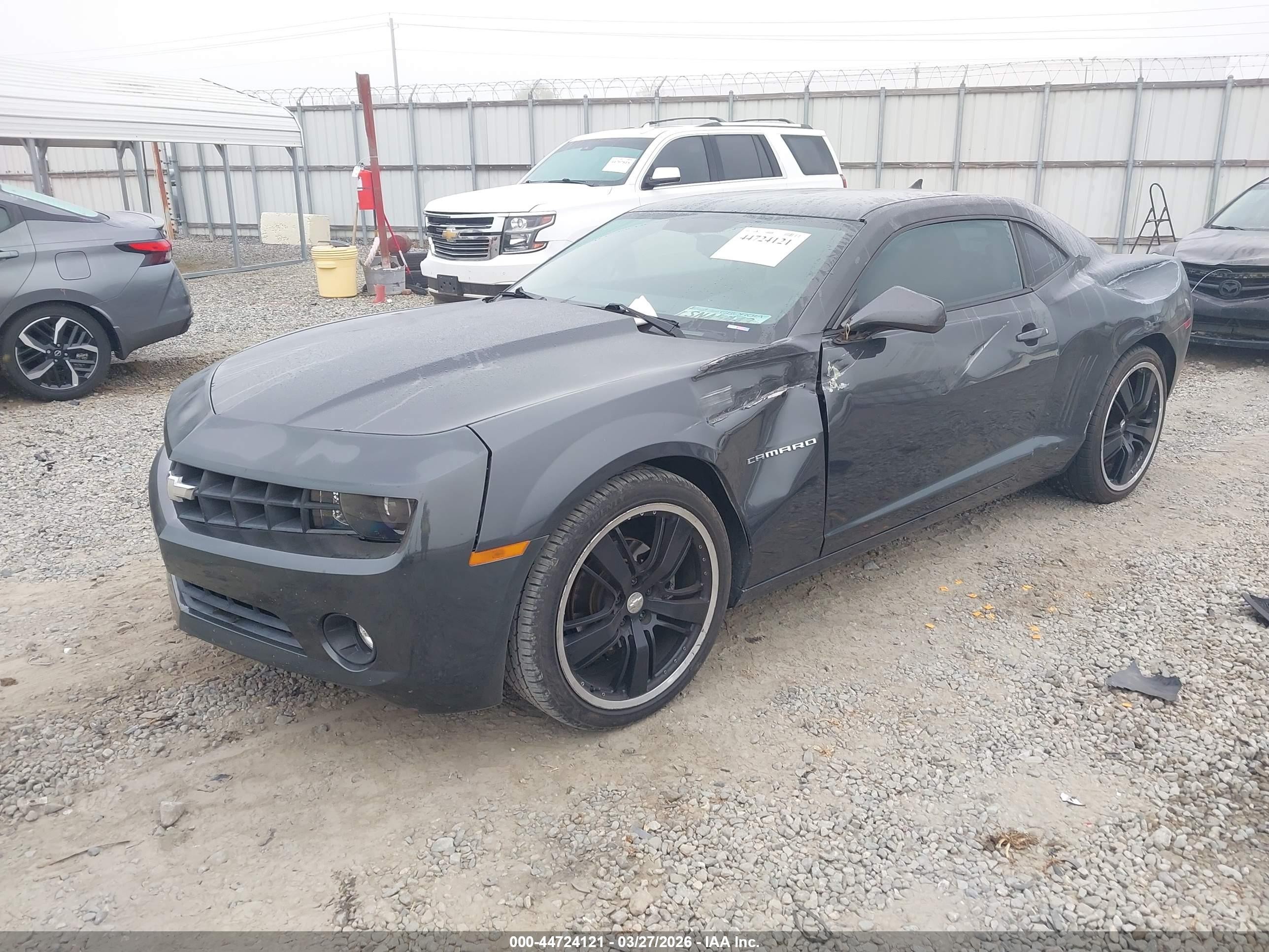 2011 Chevrolet Camaro 2ls Gray vin: 2G1FA1ED4B9158190