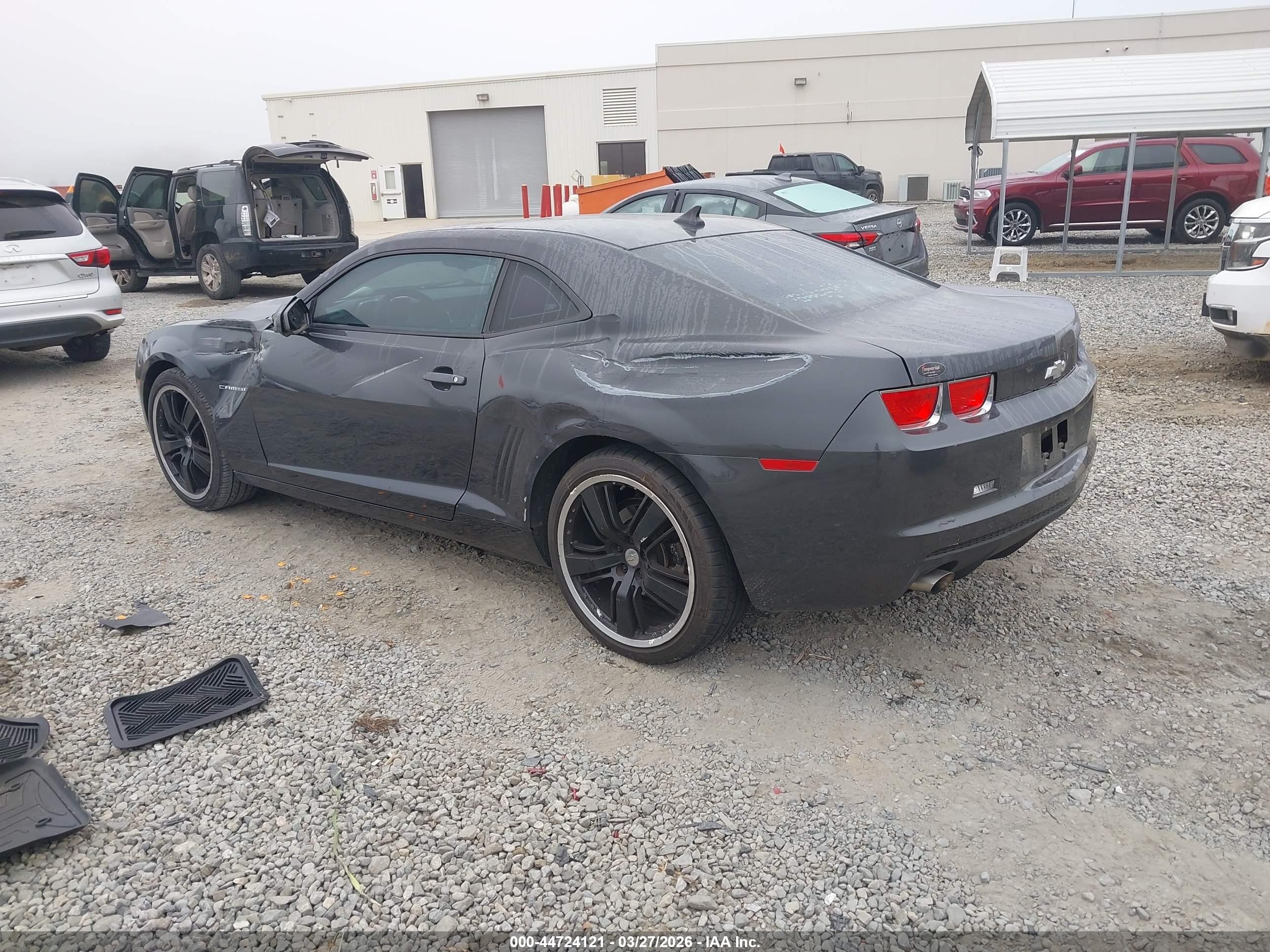 2011 Chevrolet Camaro 2ls Gray vin: 2G1FA1ED4B9158190