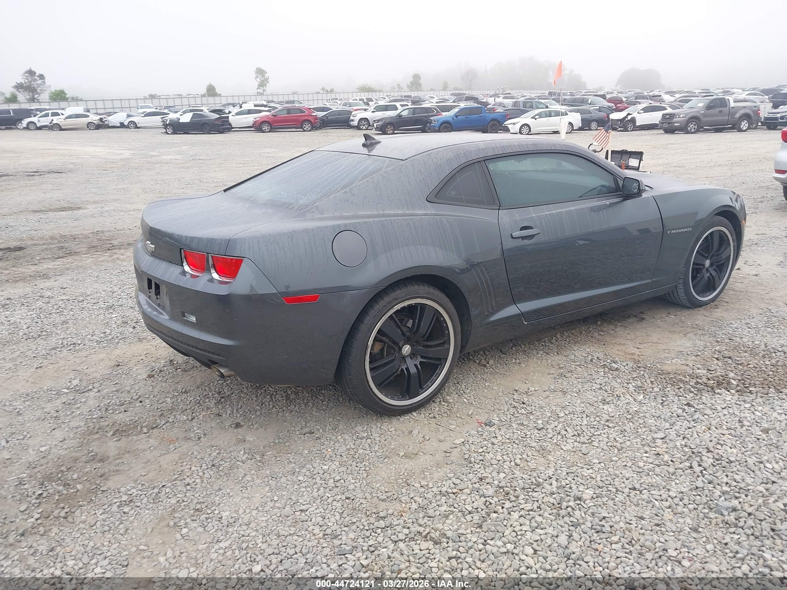 2011 Chevrolet Camaro 2ls Gray vin: 2G1FA1ED4B9158190
