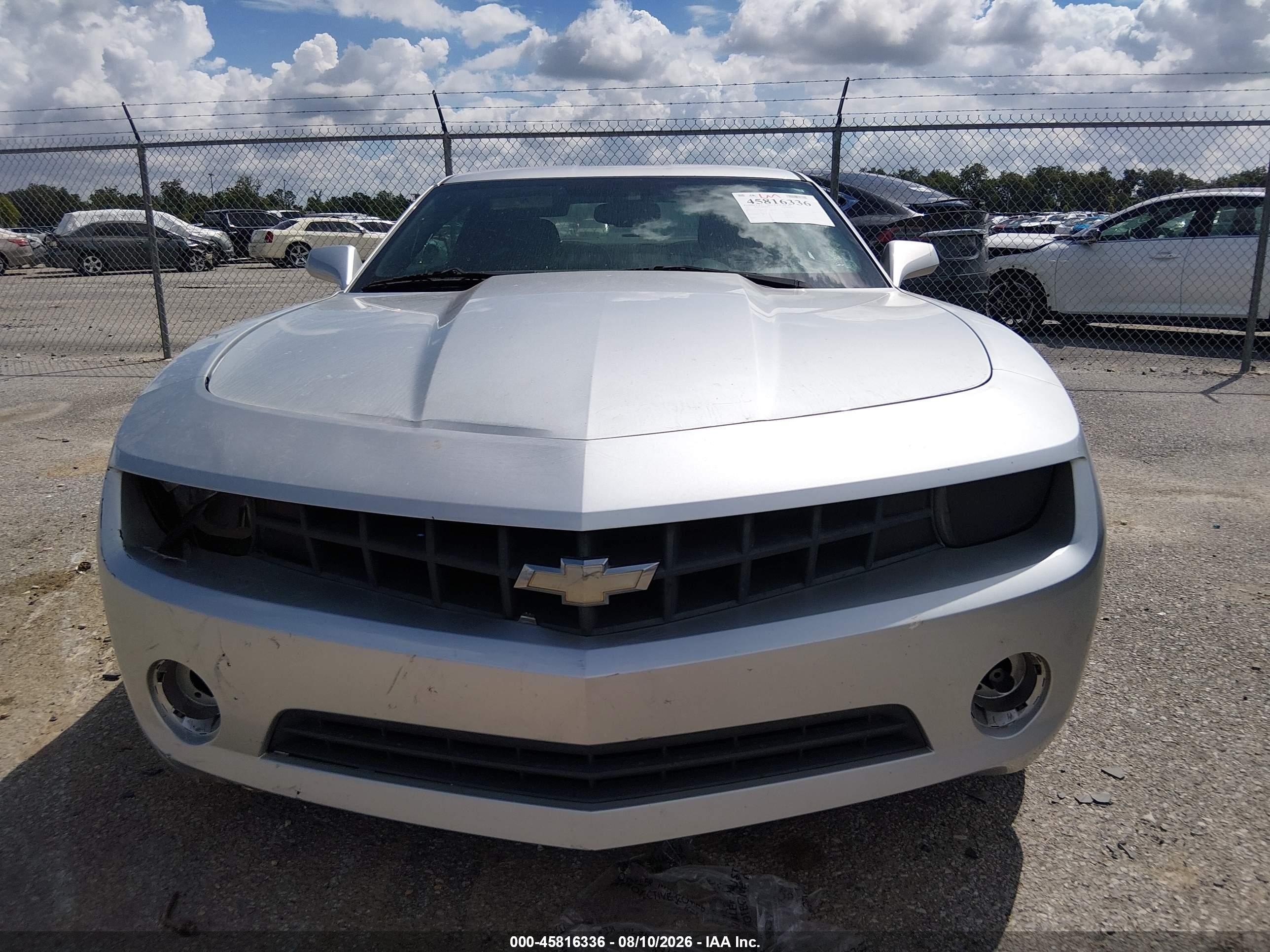 2011 Chevrolet Camaro 2ls Серебряный vin: 2G1FA1ED4B9200759