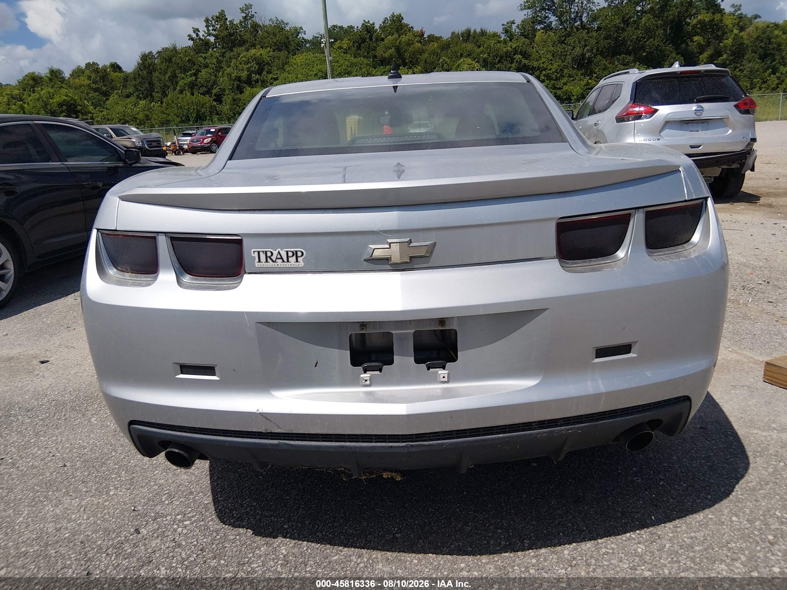 2011 Chevrolet Camaro 2ls Серебряный vin: 2G1FA1ED4B9200759