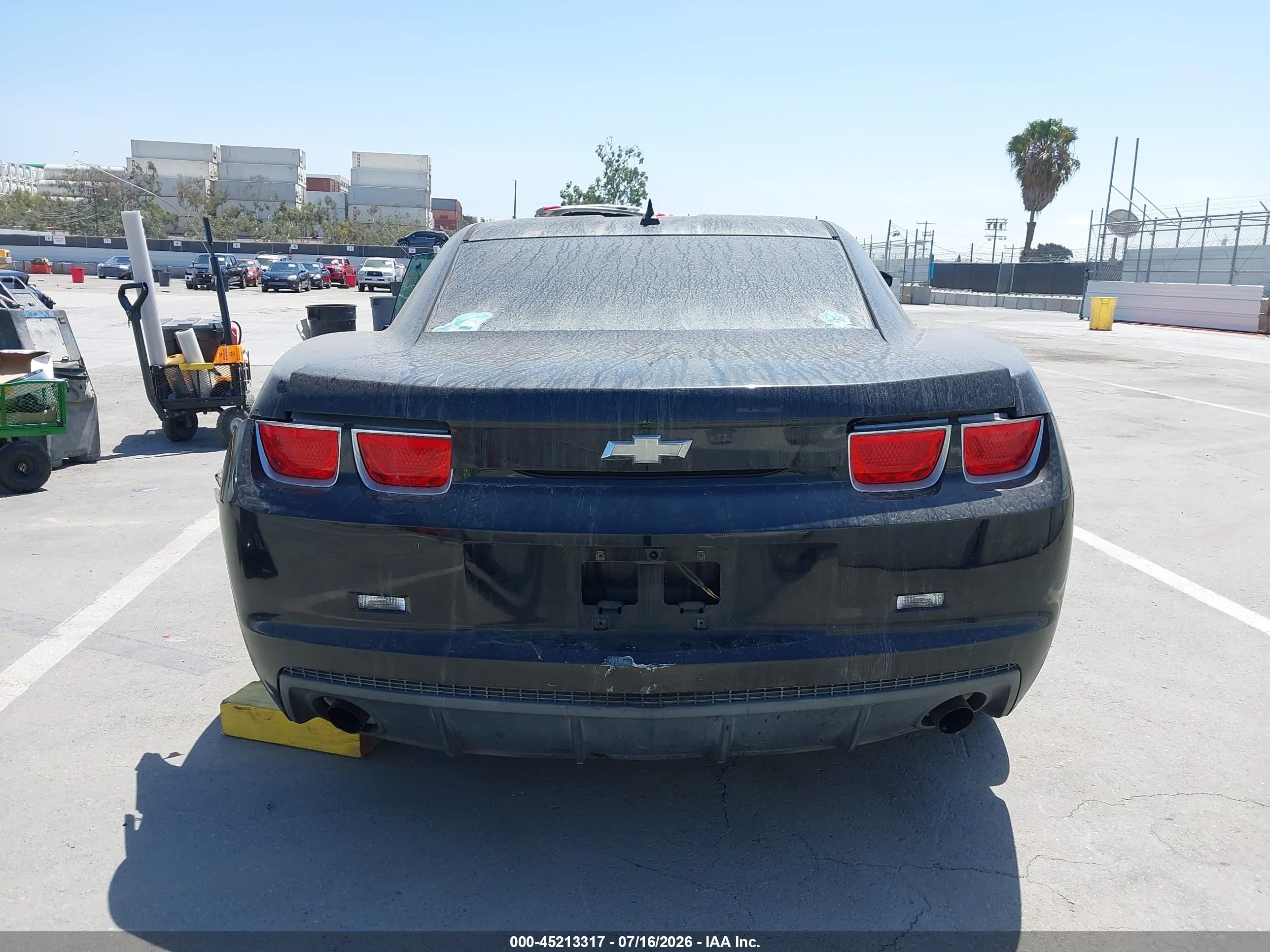 2011 Chevrolet Camaro 2ls Черный vin: 2G1FA1ED6B9124705