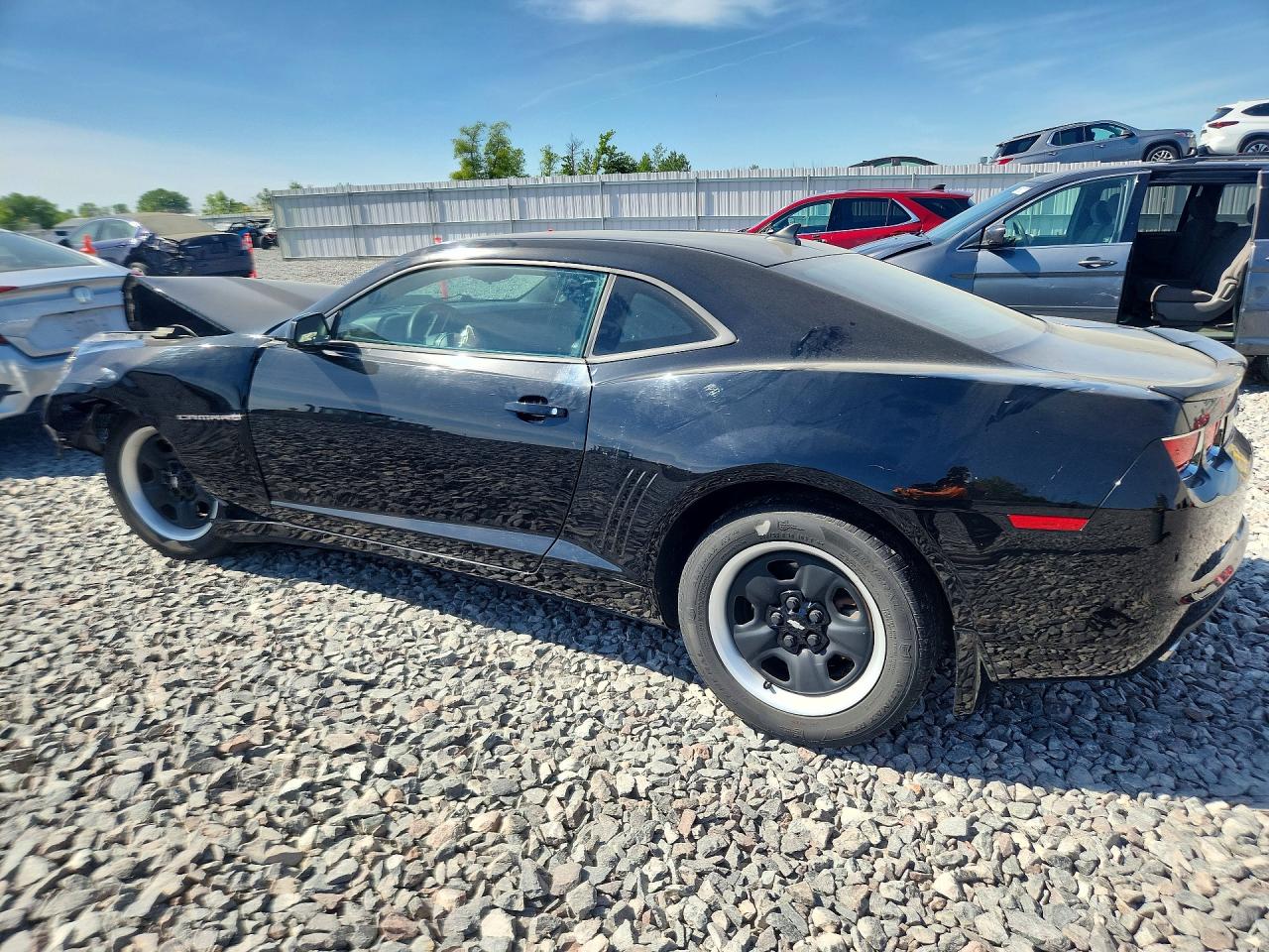 2011 Chevrolet Camaro Ls Black vin: 2G1FA1ED6B9188730