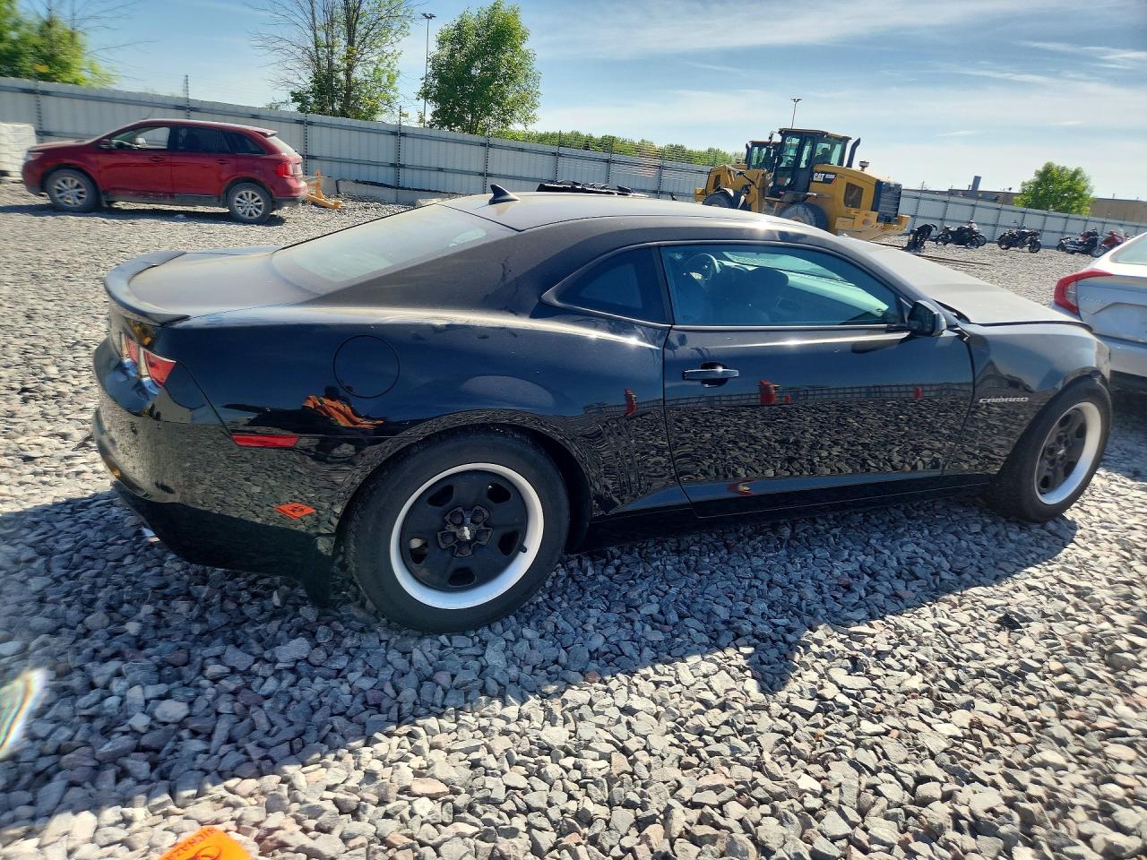 2011 Chevrolet Camaro Ls Black vin: 2G1FA1ED6B9188730