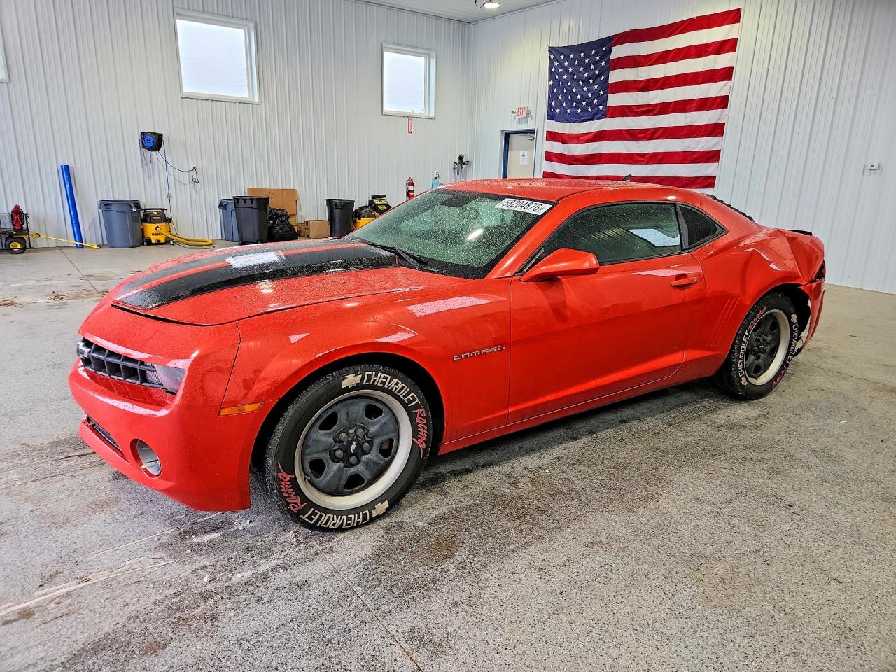 2011 Chevrolet Camaro Ls Orange vin: 2G1FA1ED7B9100106