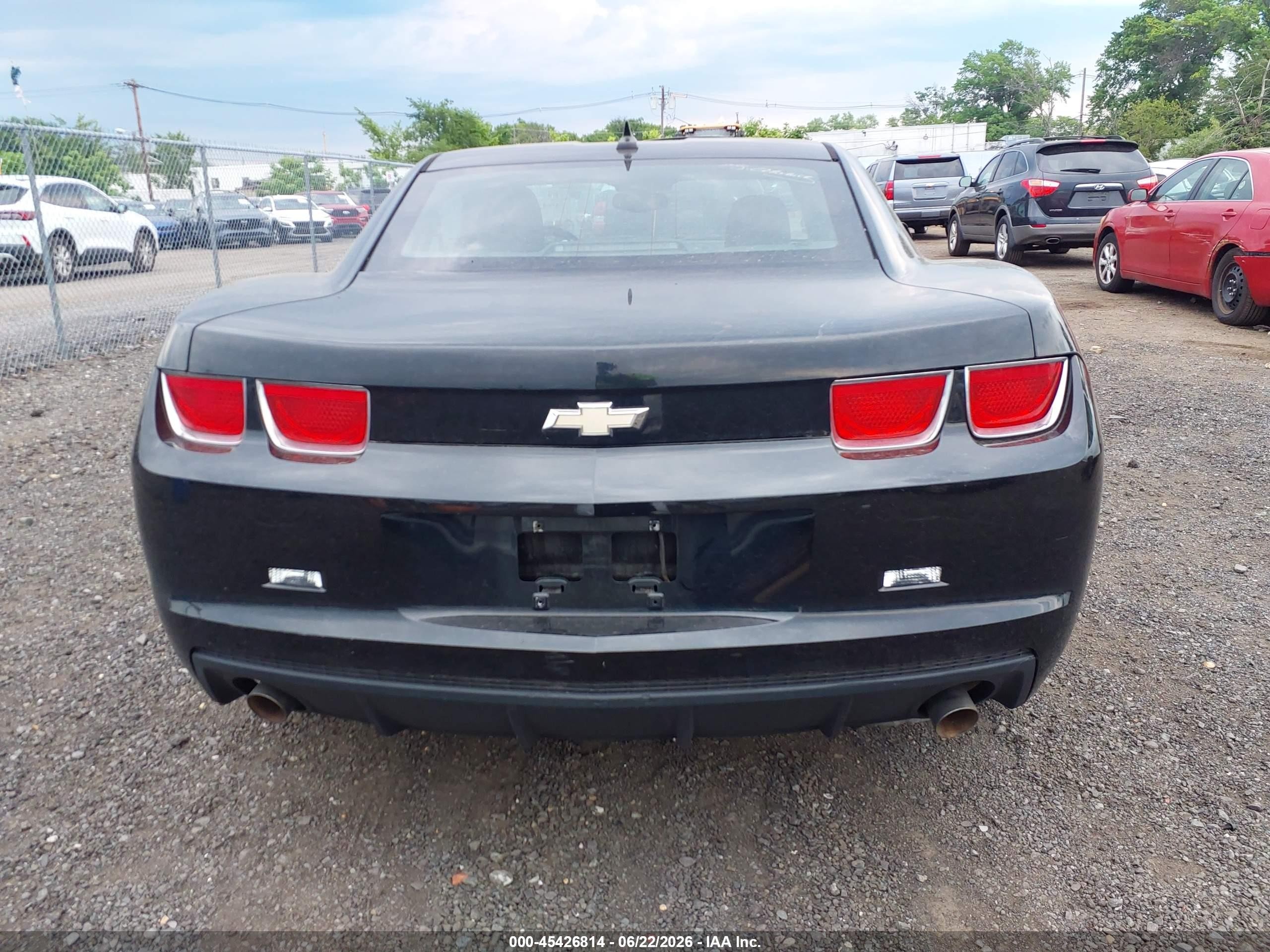 2011 Chevrolet Camaro 2ls Black vin: 2G1FA1ED7B9145367