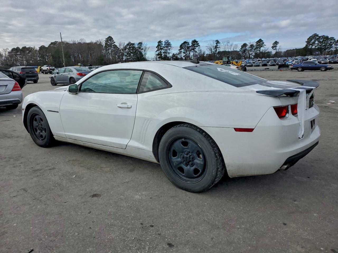 2011 Chevrolet Camaro Ls White vin: 2G1FA1ED7B9160399