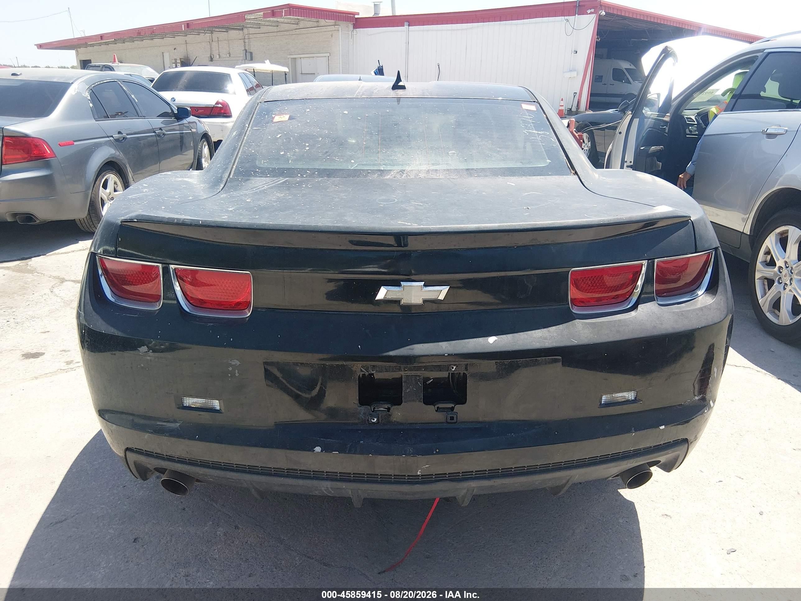 2011 Chevrolet Camaro 2ls Black vin: 2G1FA1ED9B9137870