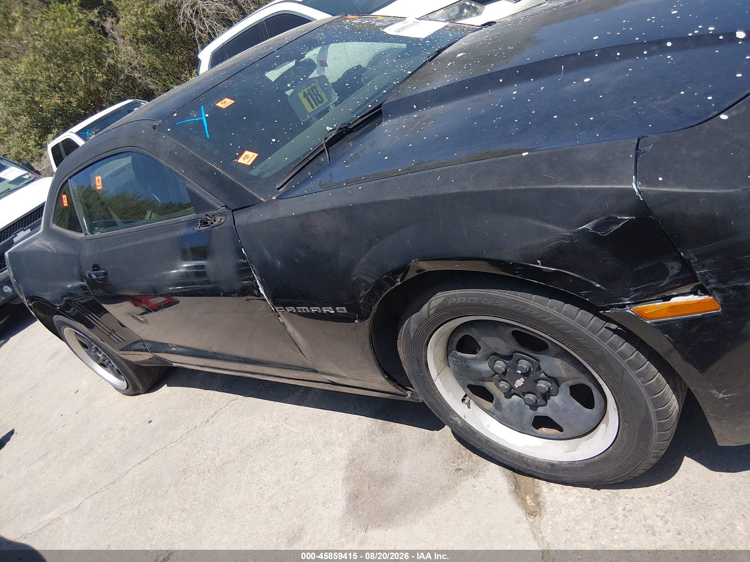 2011 Chevrolet Camaro 2ls Black vin: 2G1FA1ED9B9137870