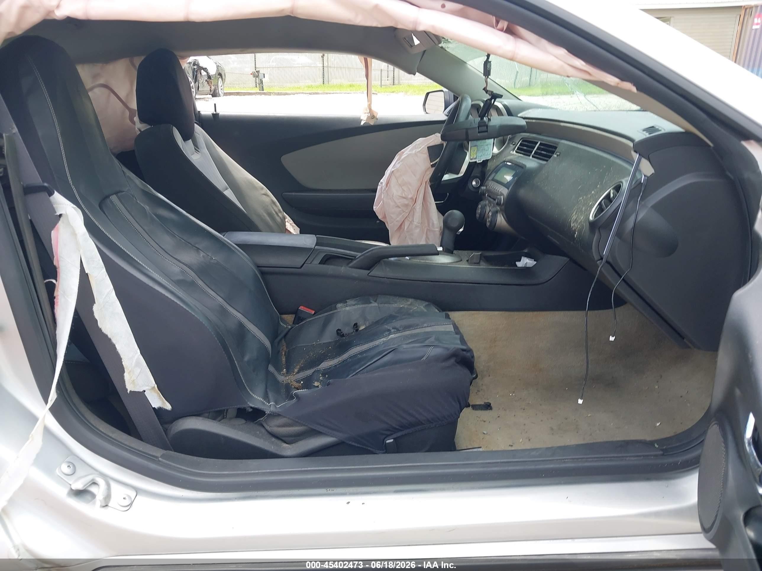 2011 Chevrolet Camaro 2ls Silver vin: 2G1FA1ED9B9164485