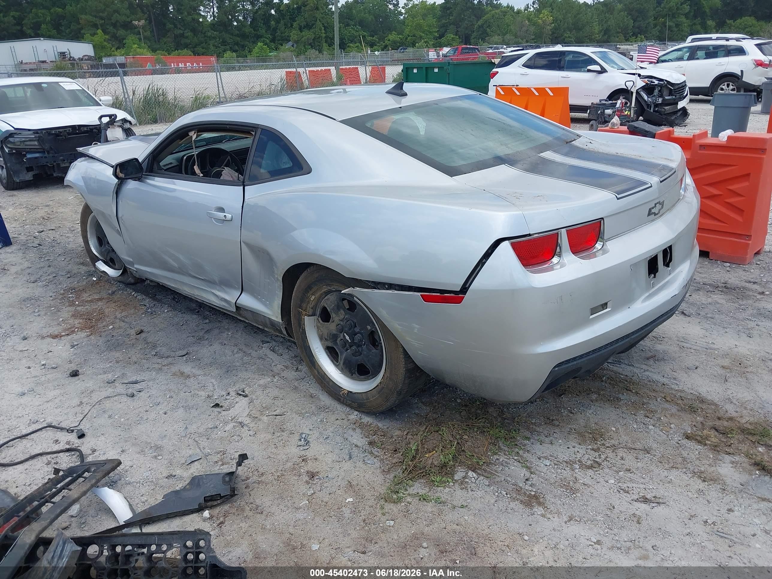 2011 Chevrolet Camaro 2ls Silver vin: 2G1FA1ED9B9164485