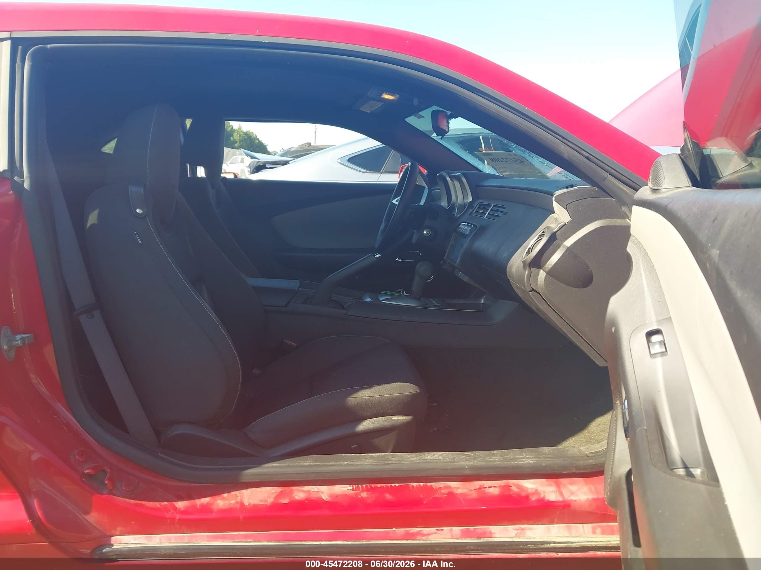 2011 Chevrolet Camaro 2ls Red vin: 2G1FA1ED9B9205293
