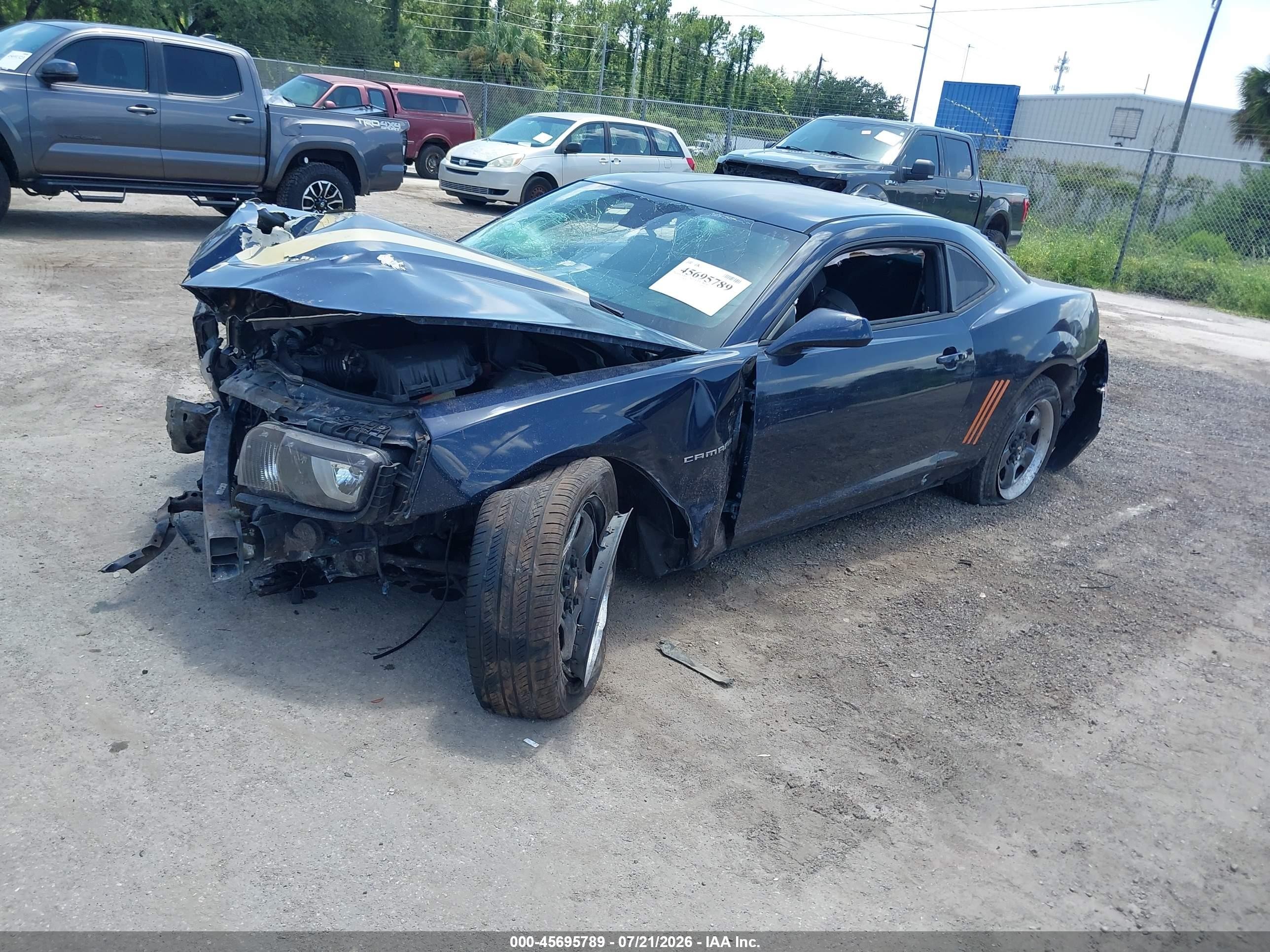 2010 Chevrolet Camaro 1ls Blue vin: 2G1FA1EV0A9208994